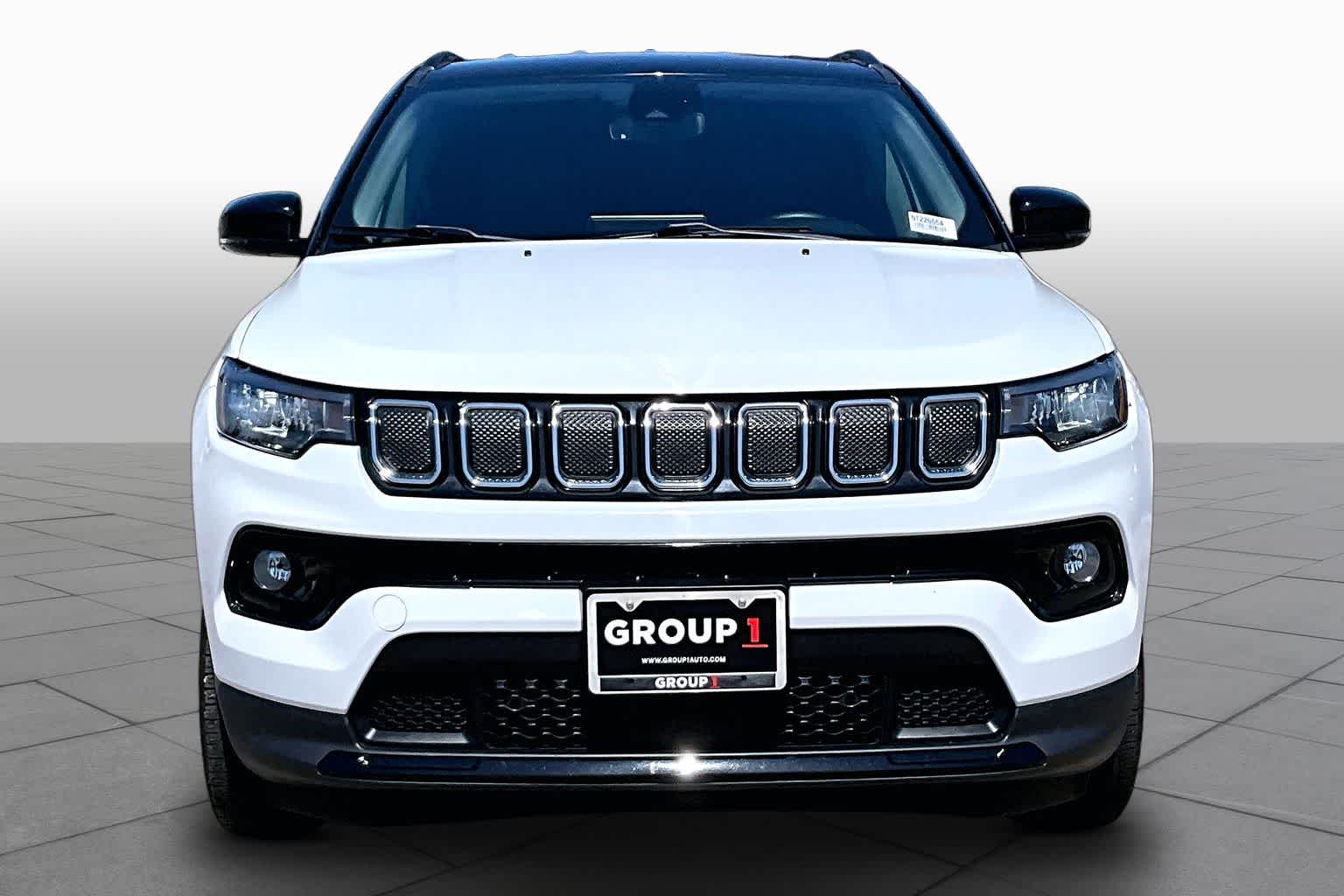 2022 Jeep Compass Limited Bright White Clearcoat at Tomball Chrysler Dodge Jeep Ram
