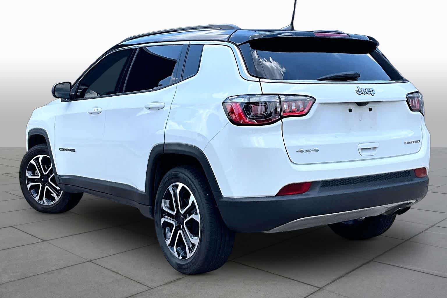 2022 Jeep Compass Limited Bright White Clearcoat at Tomball Chrysler Dodge Jeep Ram