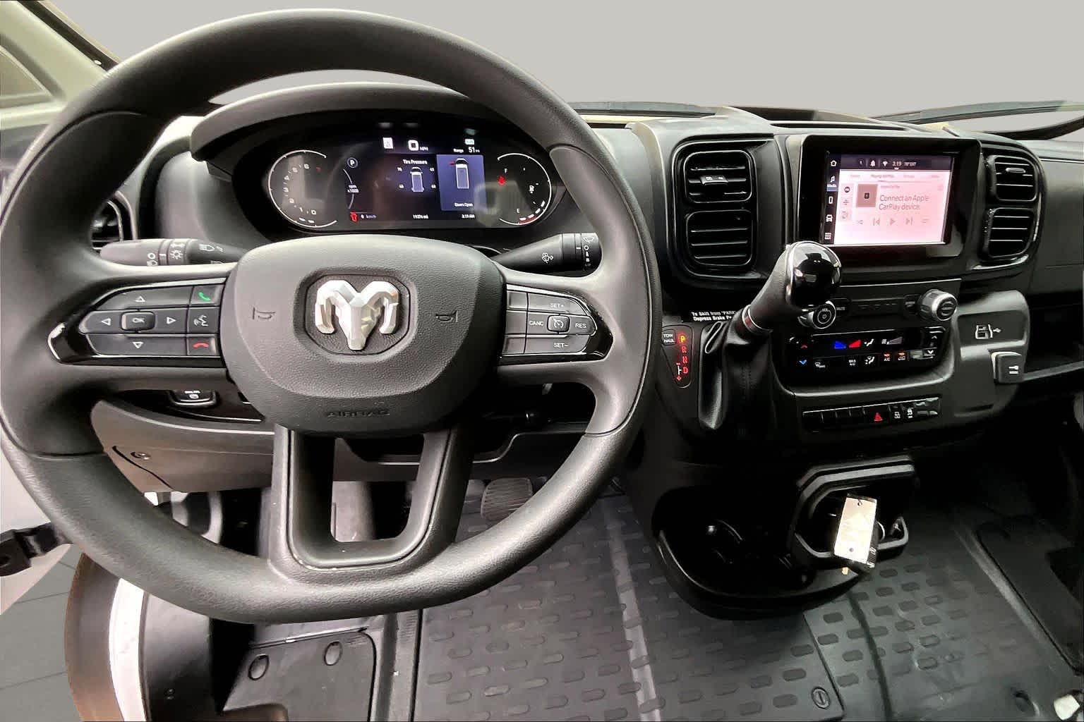 2023 Ram ProMaster Cargo Van  Bright White Clearcoat at Honda of Clear Lake