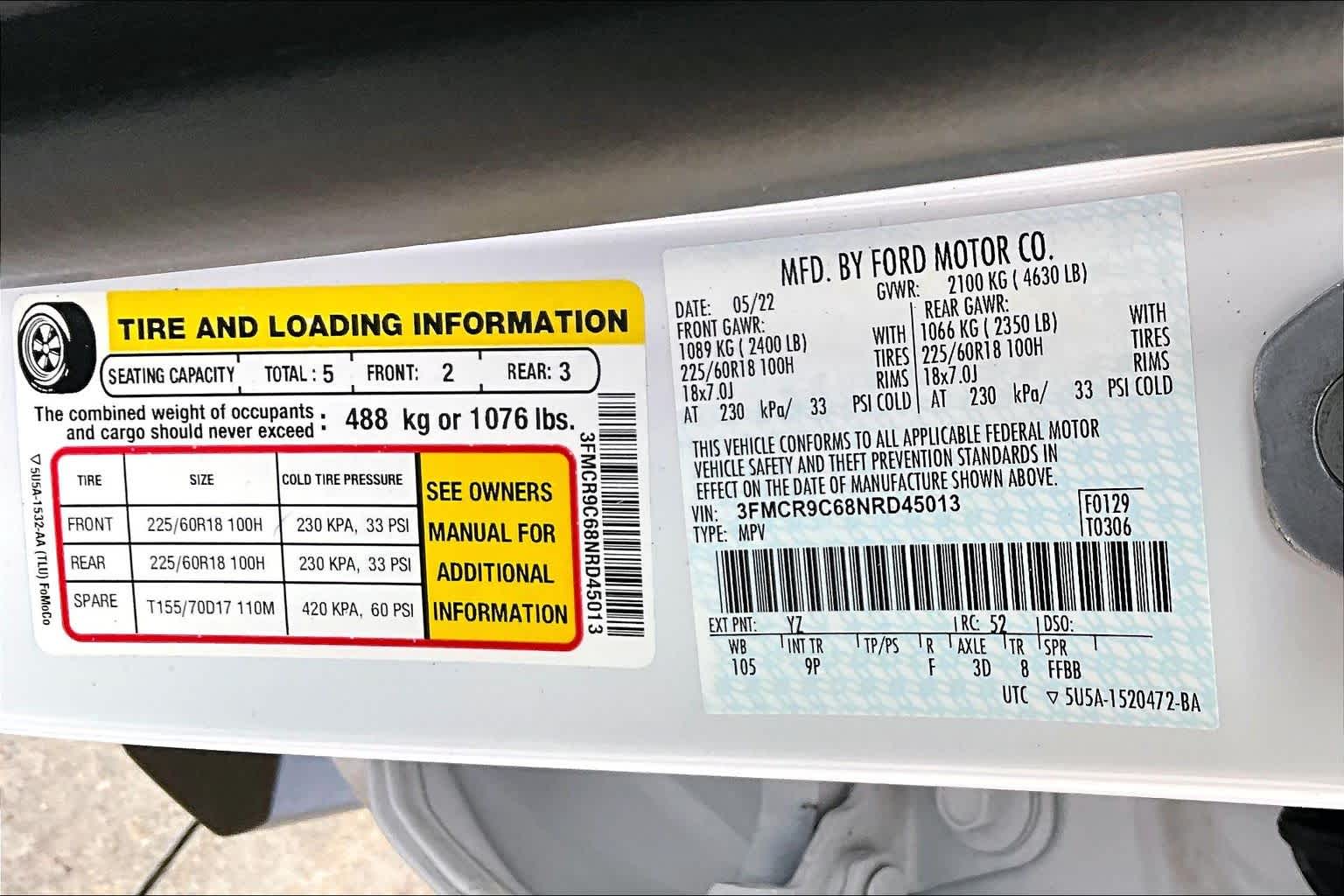 2022 Ford Bronco Sport Outer Banks Oxford White at Tomball Ford