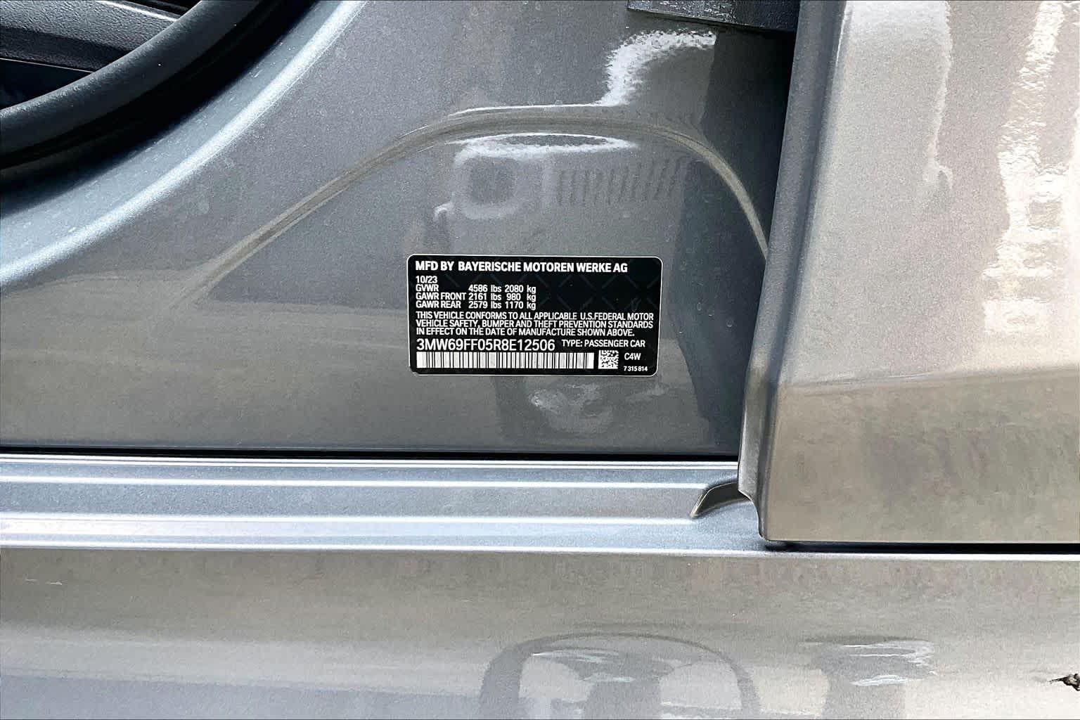2024 BMW 330i 330i Skyscraper Grey Metallic at Group 1 Toyota Southwest