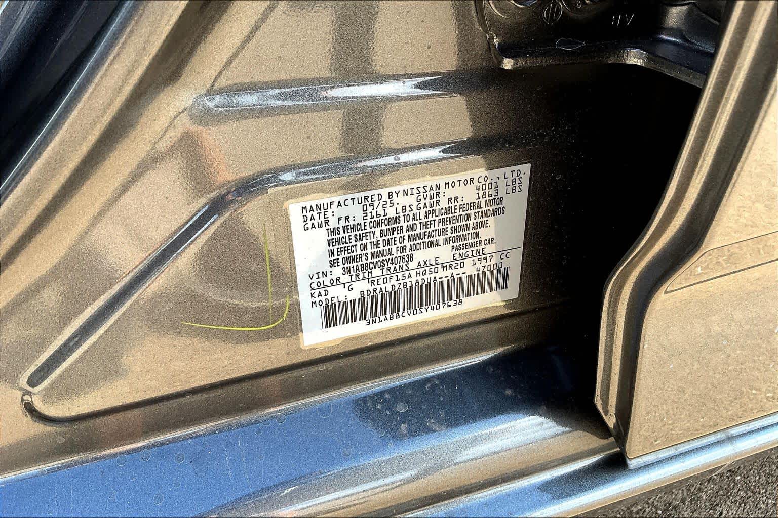 2025 Nissan Sentra SV Gun Metallic at Tomball Chrysler Dodge Jeep Ram