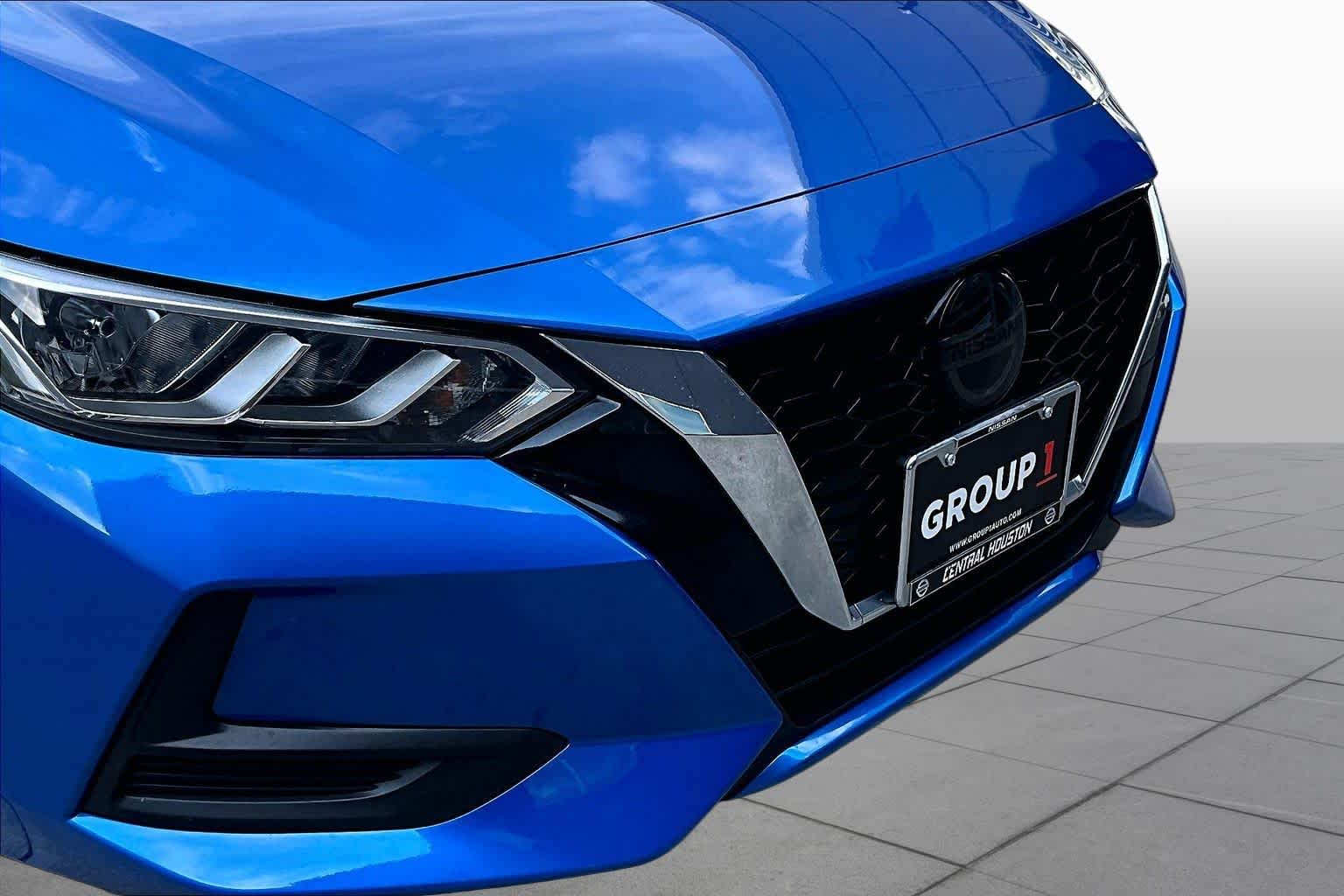 2021 Nissan Sentra SV Electric Blue Metallic at HGreg Houston