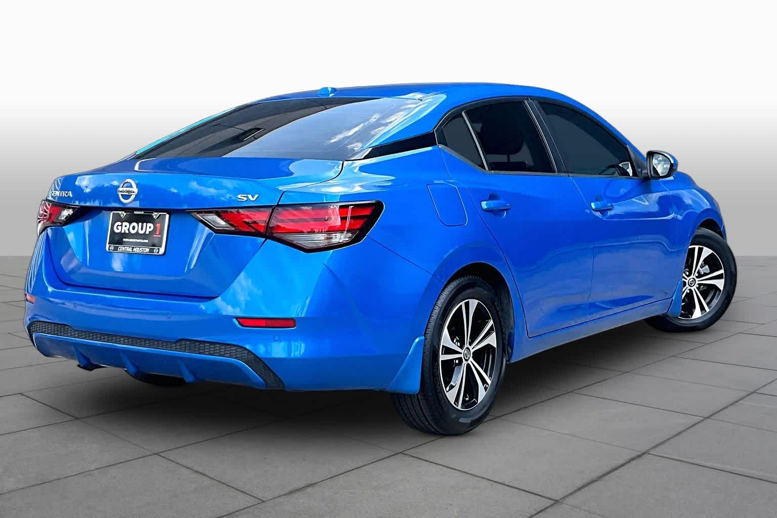 2021 Nissan Sentra SV Electric Blue Metallic at HGreg Houston