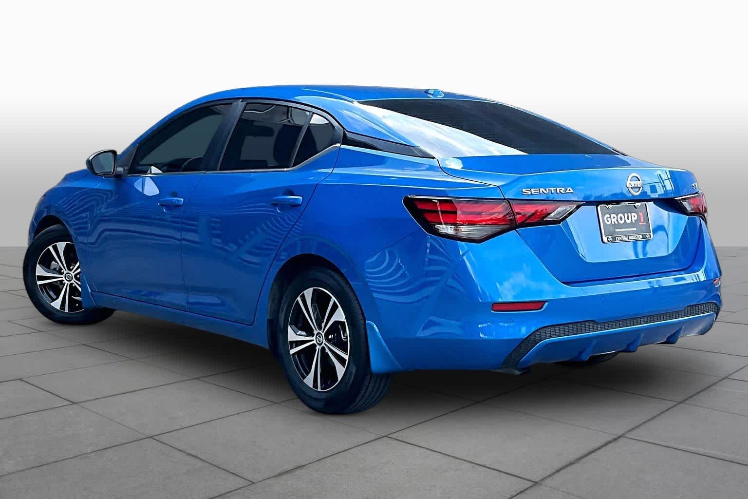 2021 Nissan Sentra SV Electric Blue Metallic at HGreg Houston