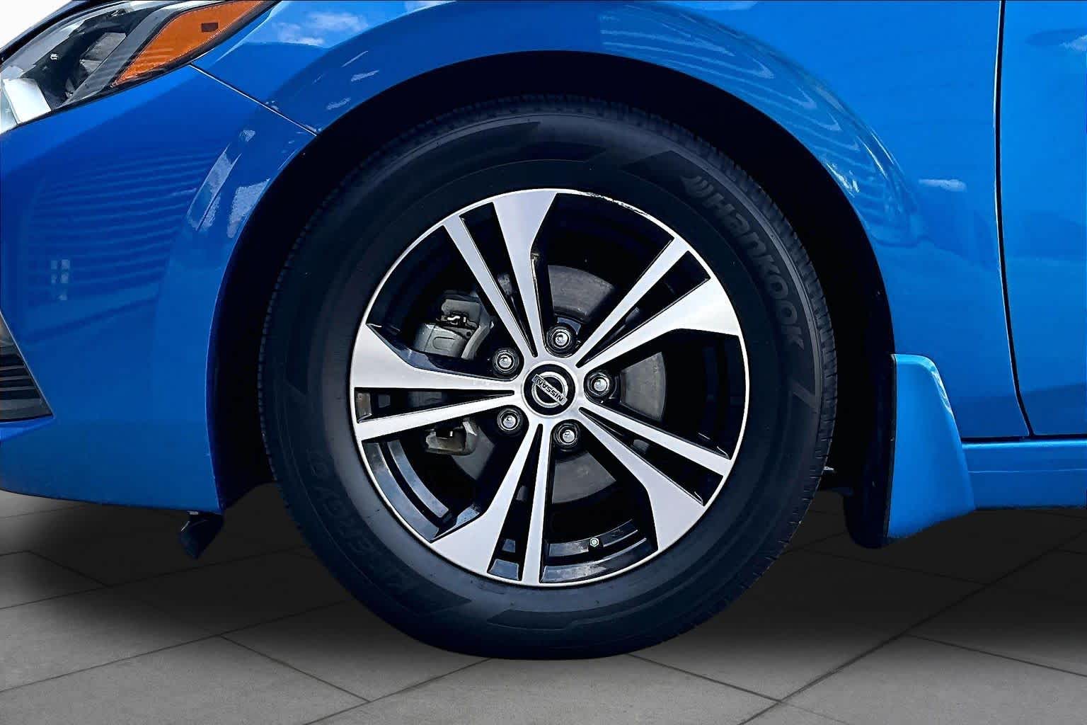 2021 Nissan Sentra SV Electric Blue Metallic at HGreg Houston