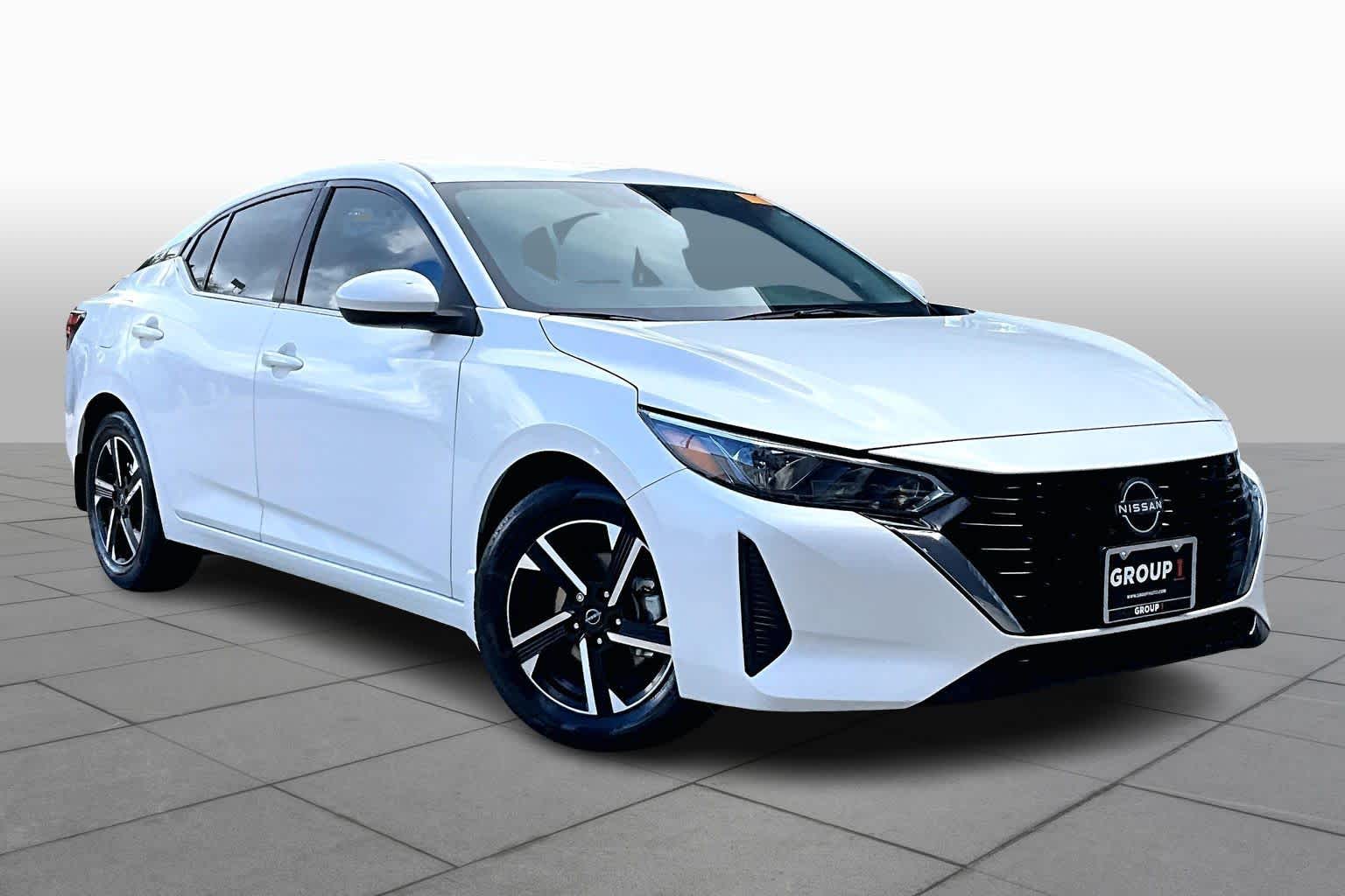 2024 Nissan Sentra SV Aspen White Tricoat at AutoNation Chrysler Jeep Dodge Ram Spring