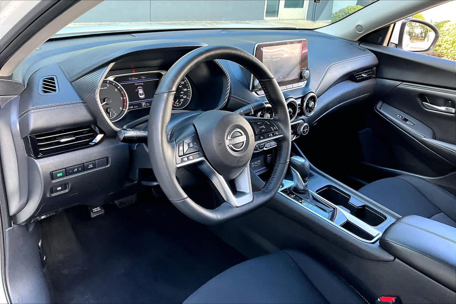 2024 Nissan Sentra SV Aspen White Tricoat at AutoNation Chrysler Jeep Dodge Ram Spring