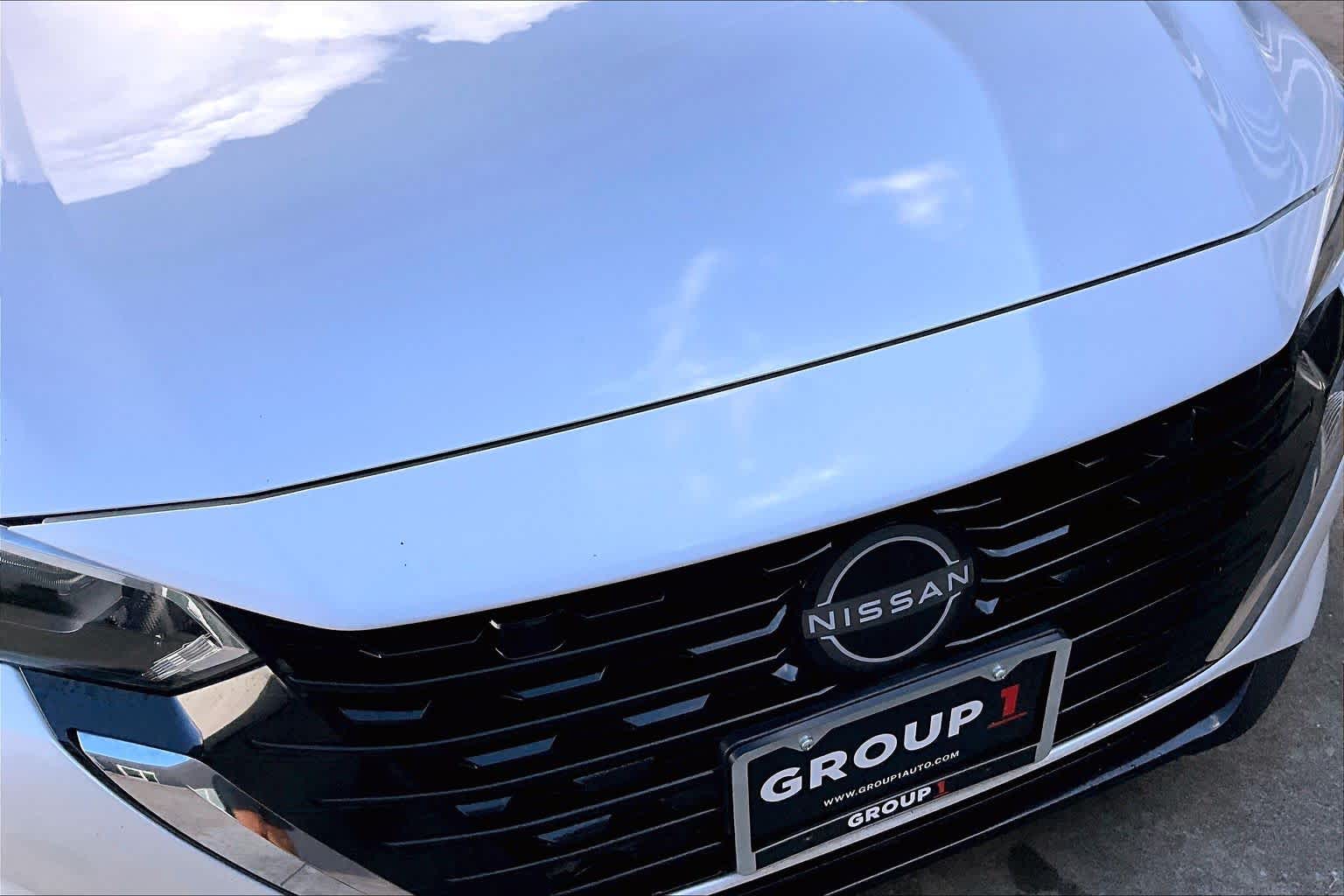 2024 Nissan Sentra SV Aspen White Tricoat at AutoNation Chrysler Jeep Dodge Ram Spring