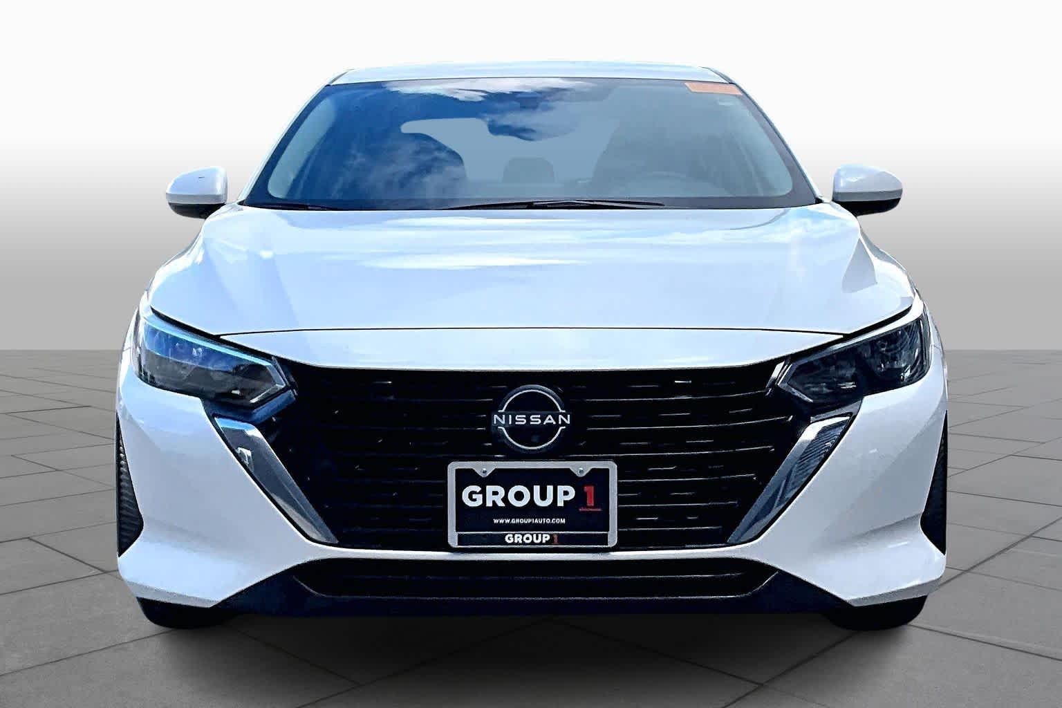 2024 Nissan Sentra SV Aspen White Tricoat at AutoNation Chrysler Jeep Dodge Ram Spring