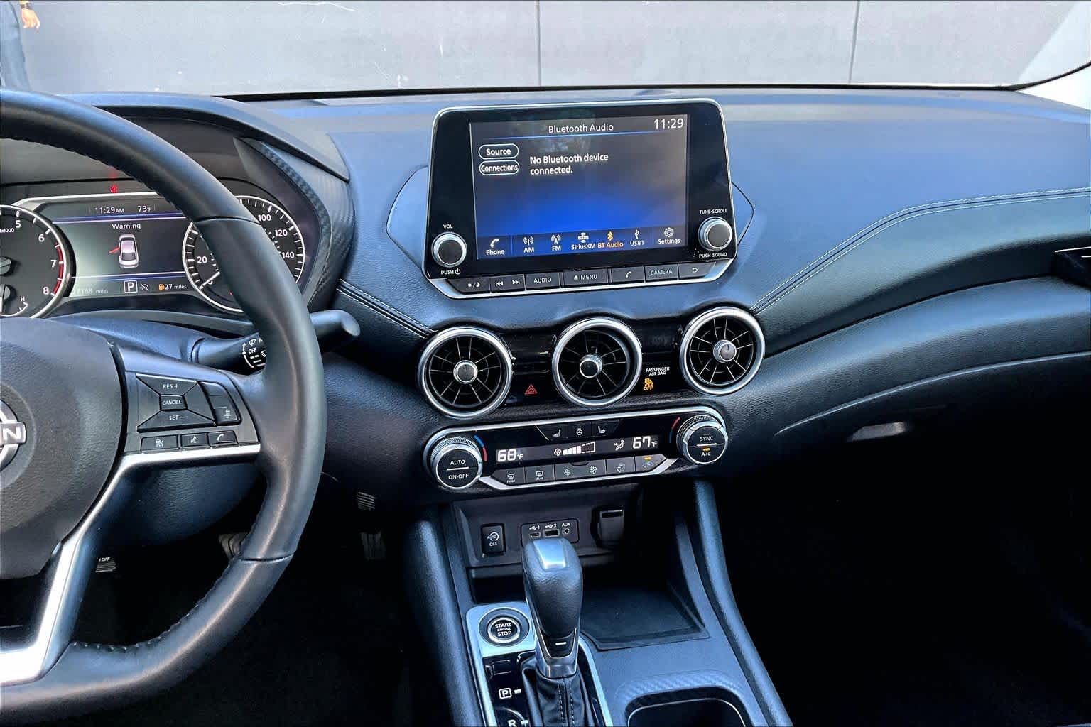 2024 Nissan Sentra SV Aspen White Tricoat at AutoNation Chrysler Jeep Dodge Ram Spring