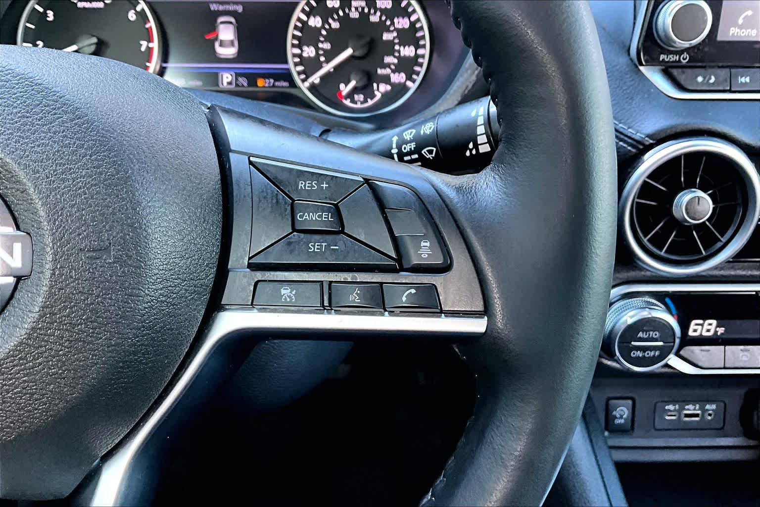 2024 Nissan Sentra SV Aspen White Tricoat at AutoNation Chrysler Jeep Dodge Ram Spring