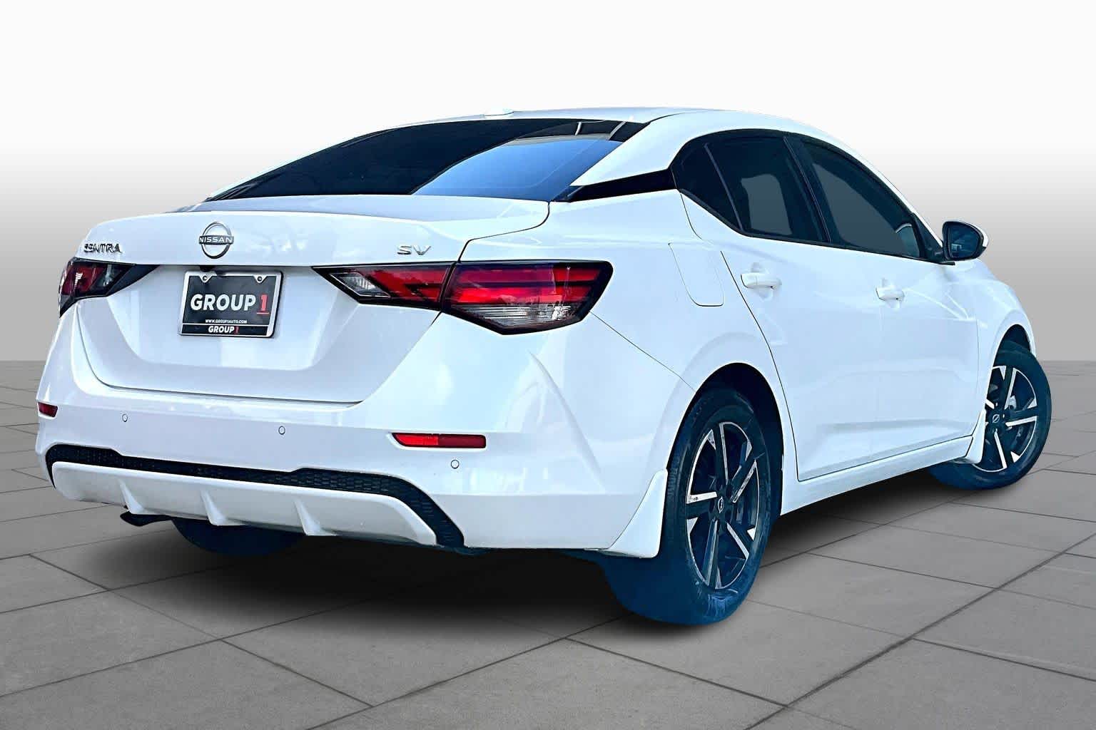 2024 Nissan Sentra SV Aspen White Tricoat at AutoNation Chrysler Jeep Dodge Ram Spring