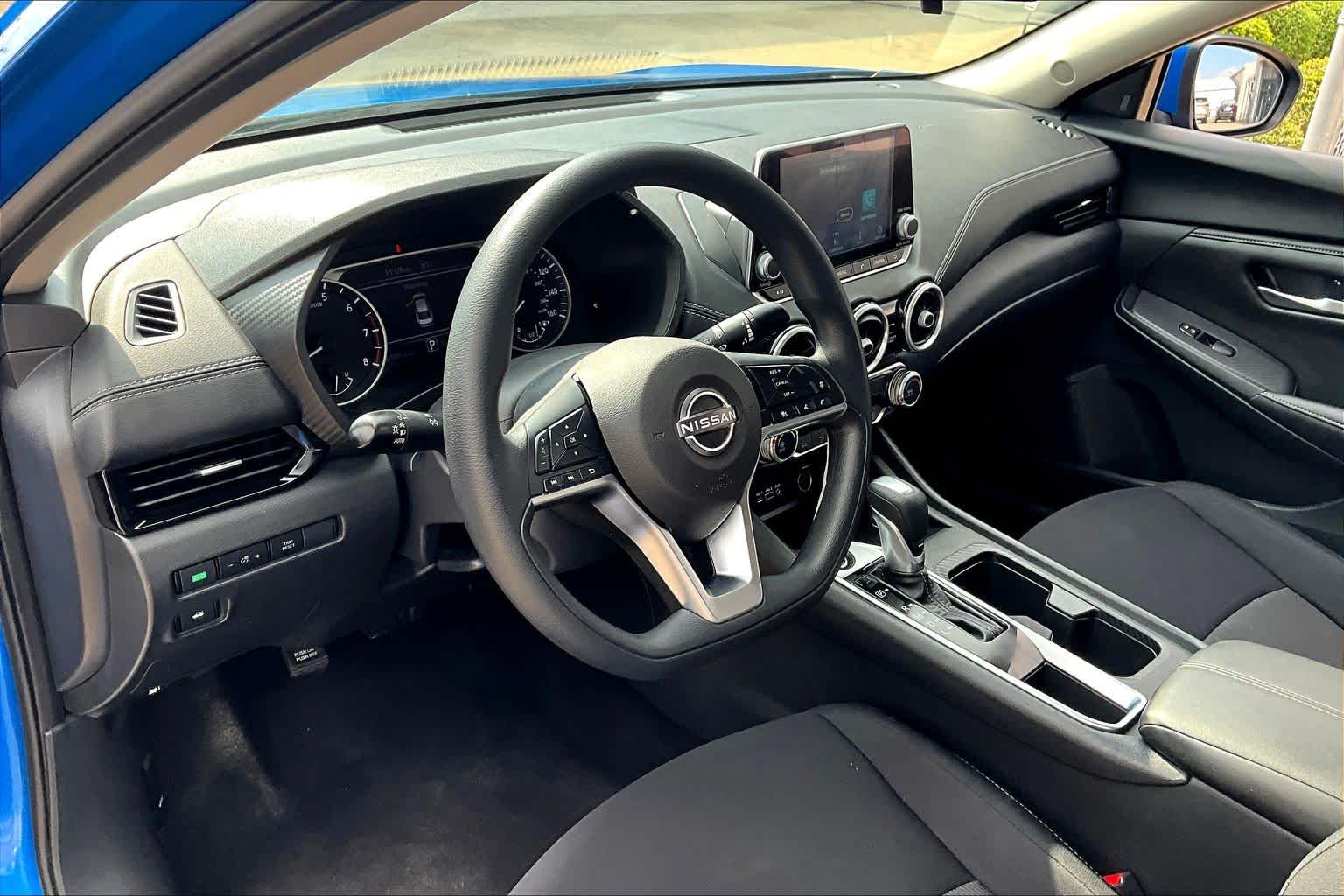 2024 Nissan Sentra SV Electric Blue Metallic at AutoNation Chrysler Jeep Dodge Ram Spring