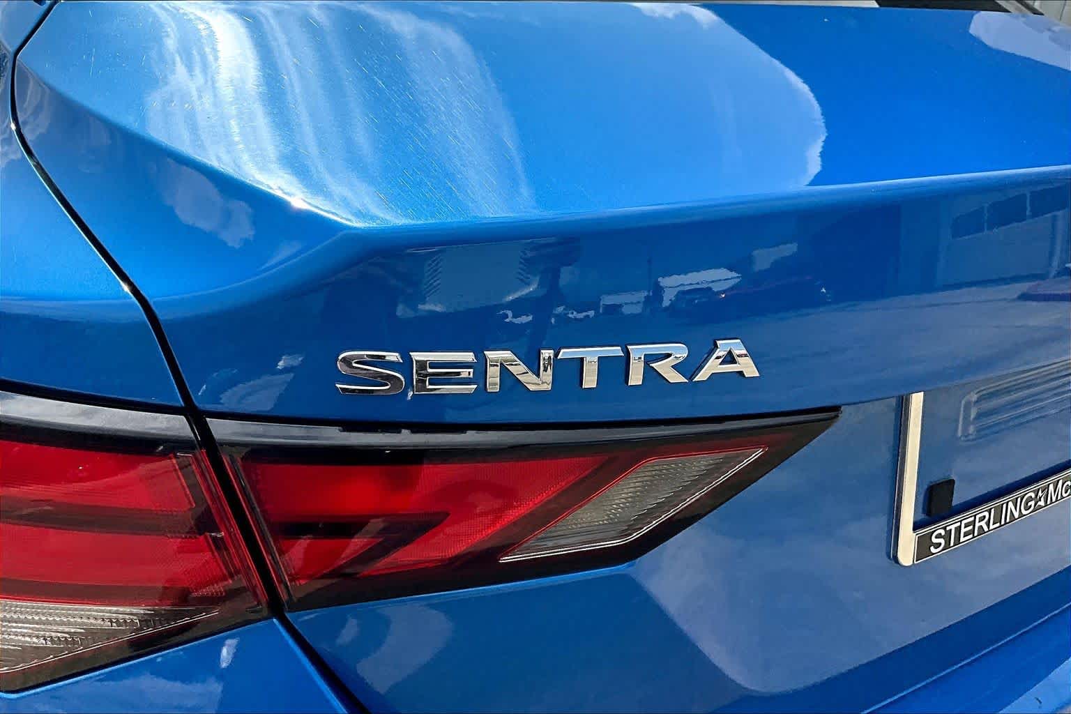 2024 Nissan Sentra SV Electric Blue Metallic at AutoNation Chrysler Jeep Dodge Ram Spring