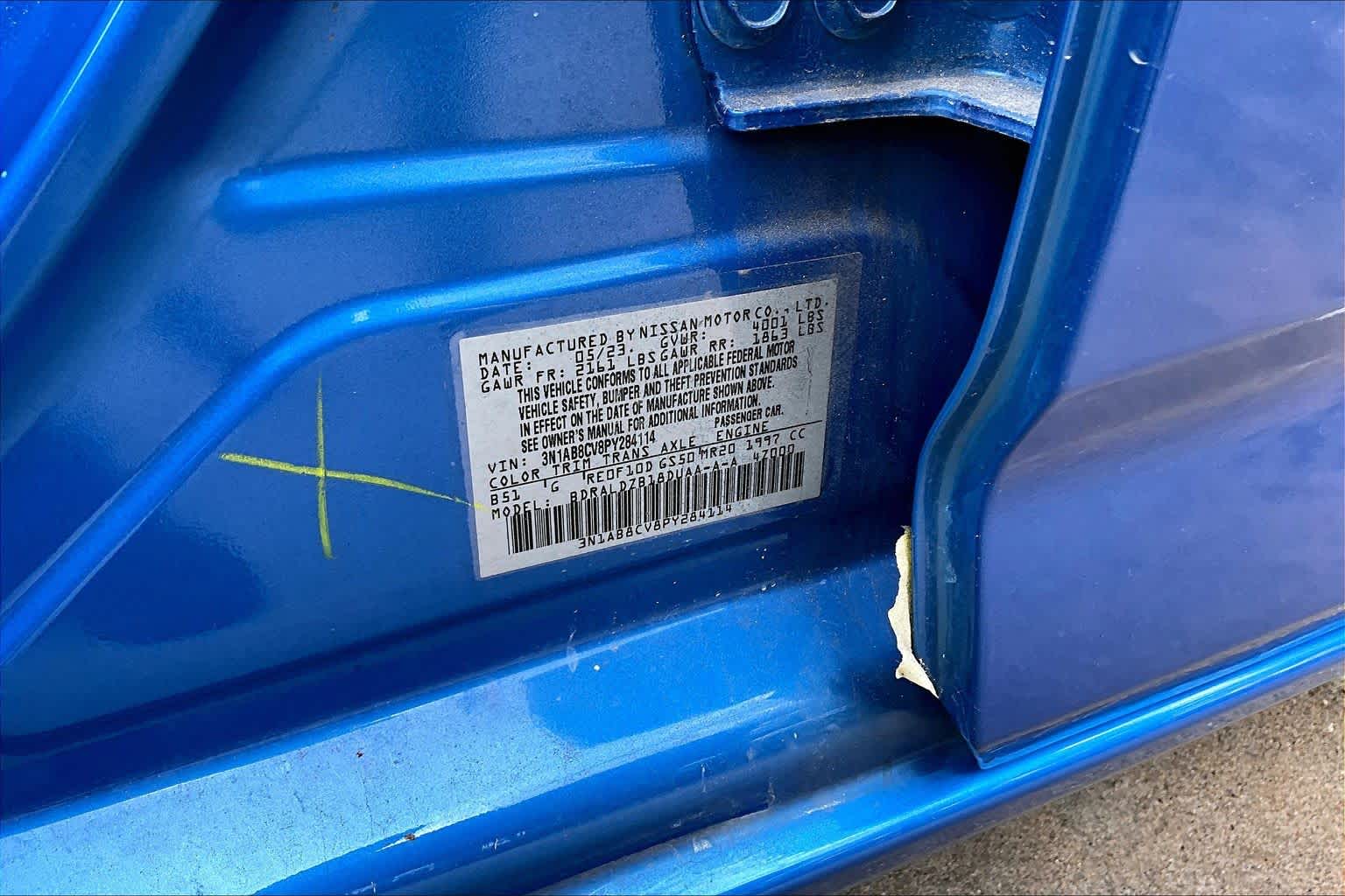 2023 Nissan Sentra SV Electric Blue Metallic at HGreg Houston