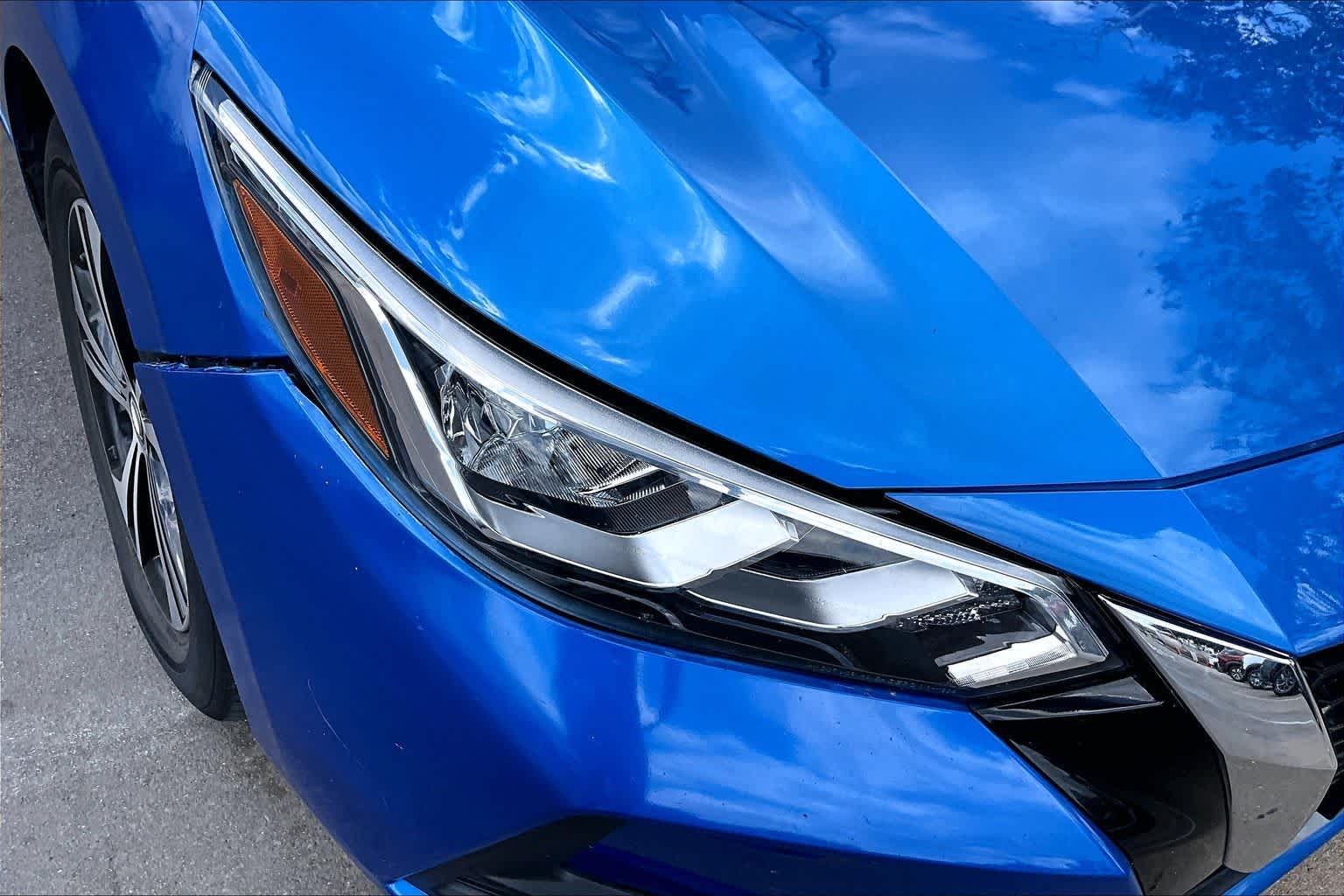 2023 Nissan Sentra SV Electric Blue Metallic at HGreg Houston