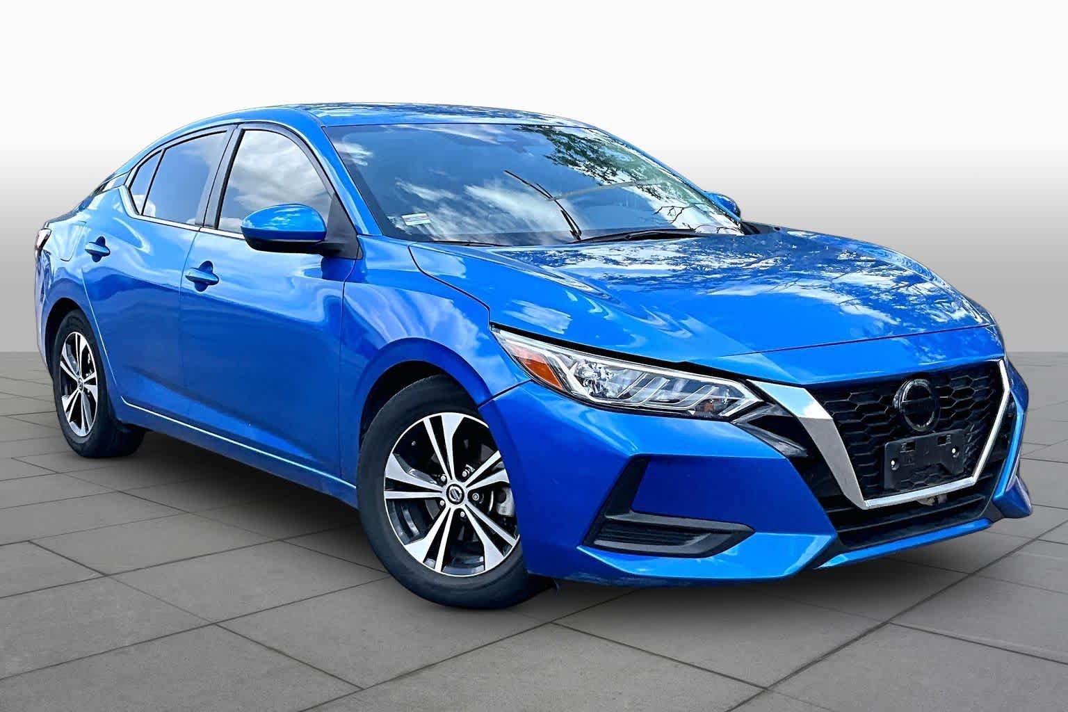 2023 Nissan Sentra SV Electric Blue Metallic at HGreg Houston