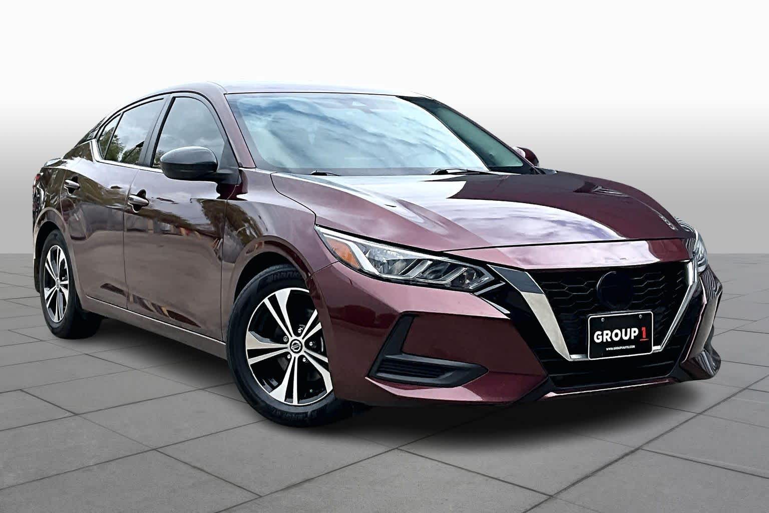 2022 Nissan Sentra SV Rosewood Metallic at HGreg Houston