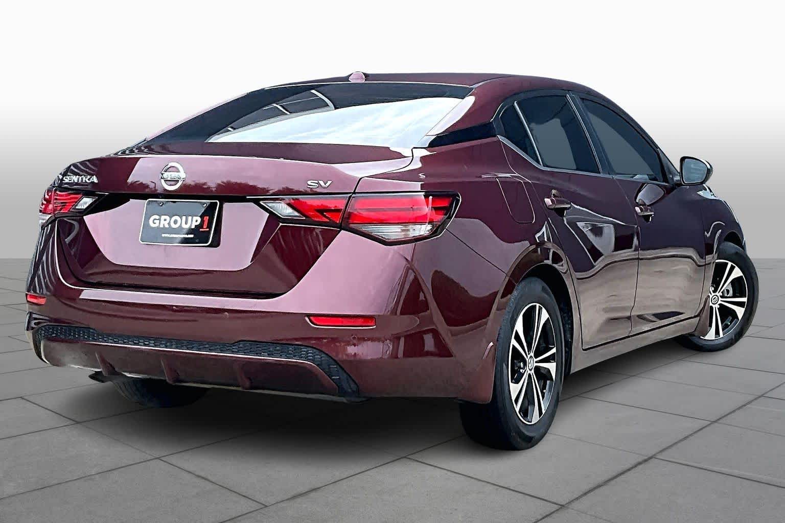 2022 Nissan Sentra SV Rosewood Metallic at HGreg Houston