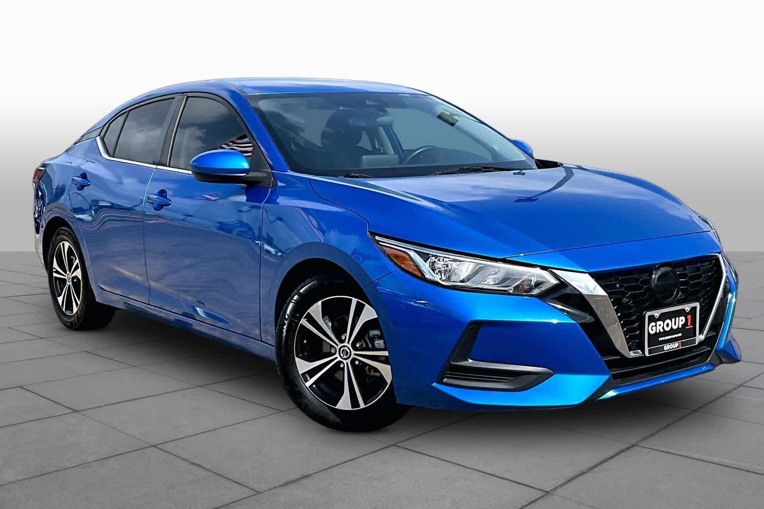 2023 Nissan Sentra SV Electric Blue Metallic at HGreg Houston