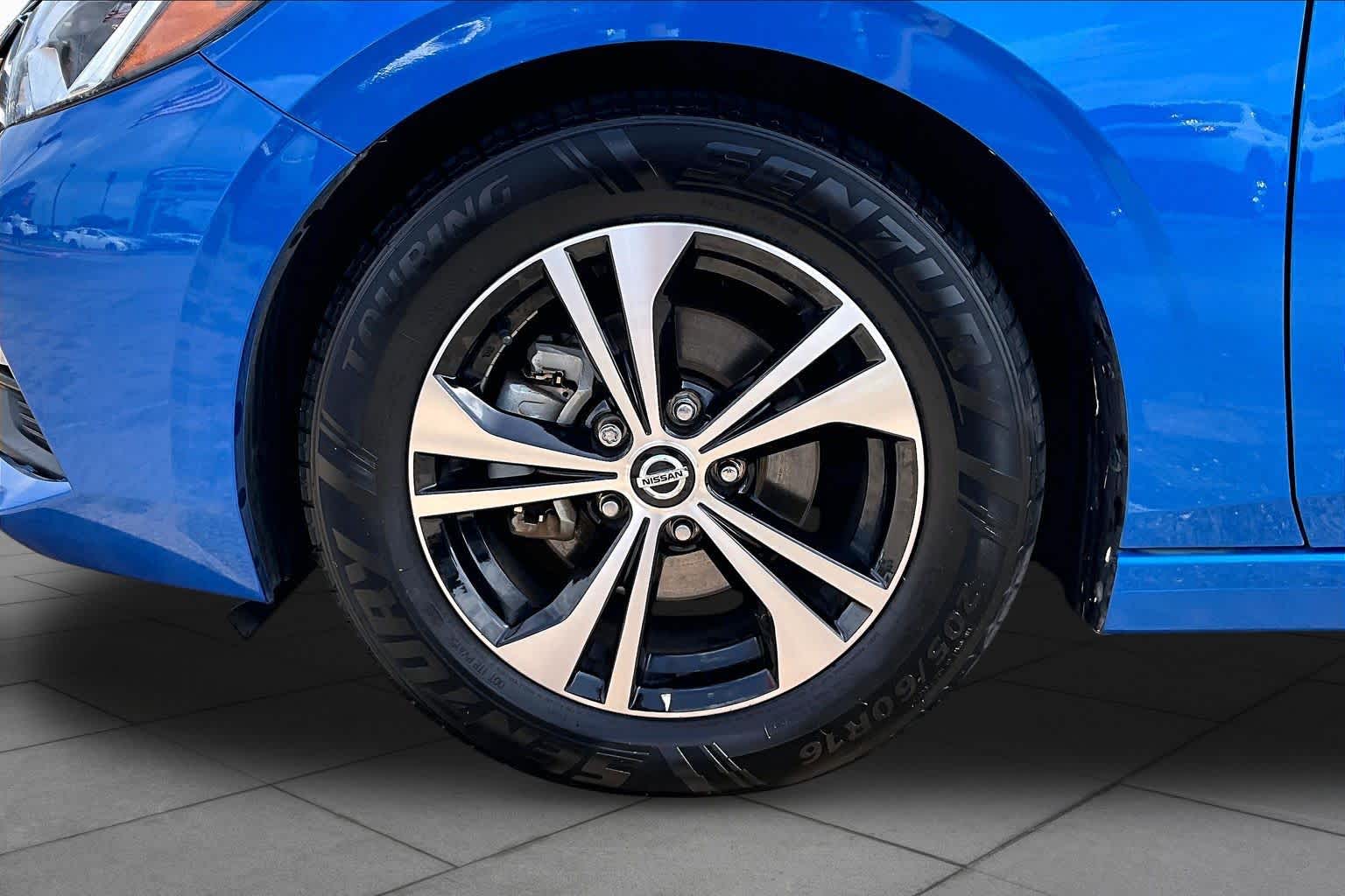 2023 Nissan Sentra SV Electric Blue Metallic at HGreg Houston