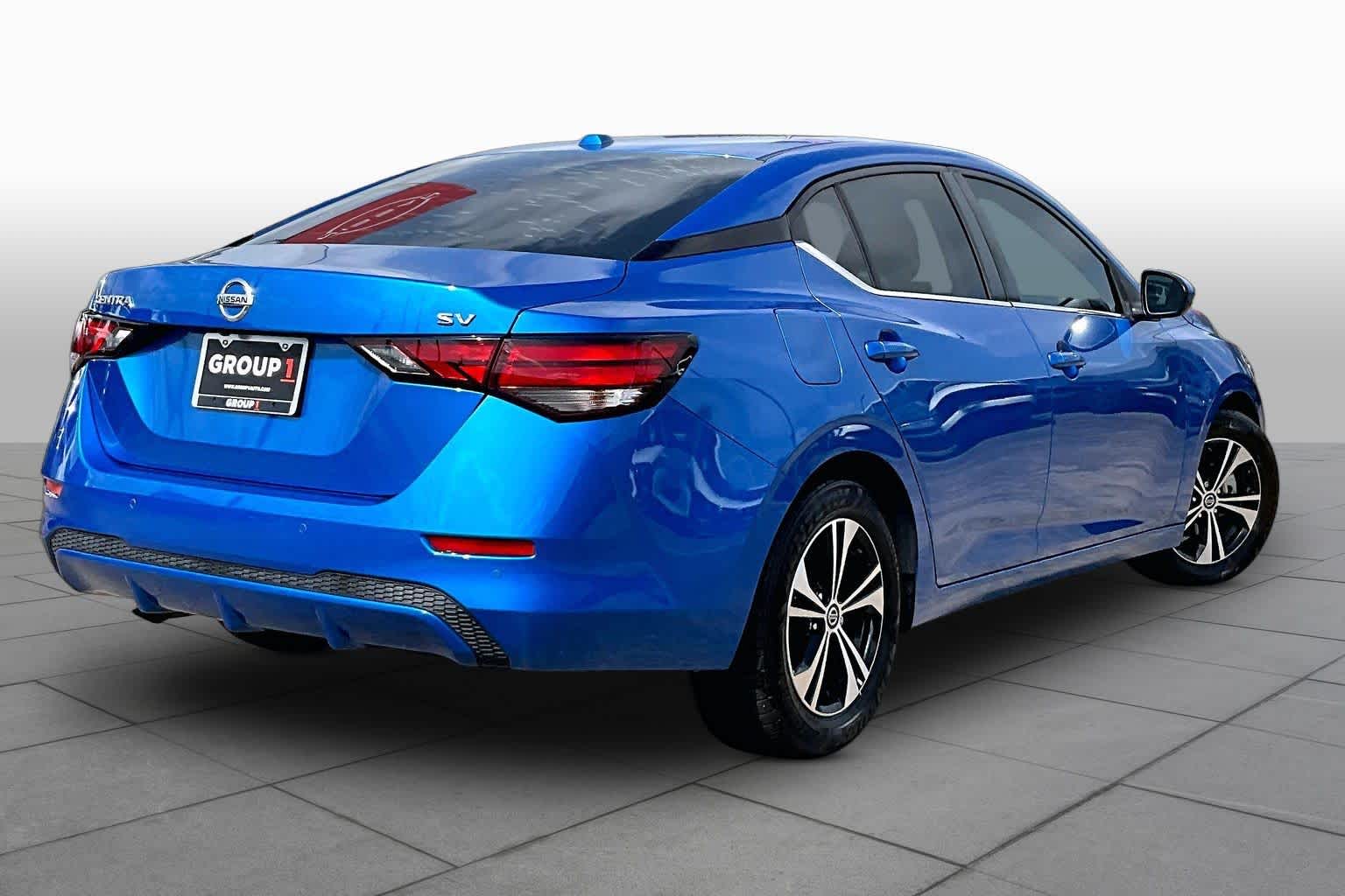 2023 Nissan Sentra SV Electric Blue Metallic at HGreg Houston