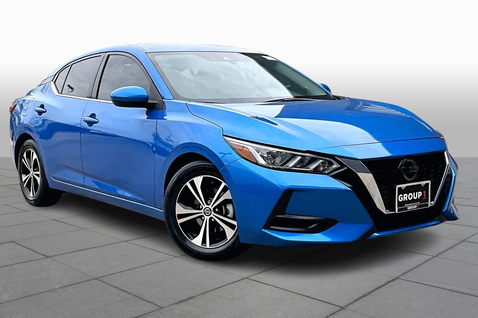 2023 Nissan Sentra SV Electric Blue Metallic at Sterling McCall Nissan