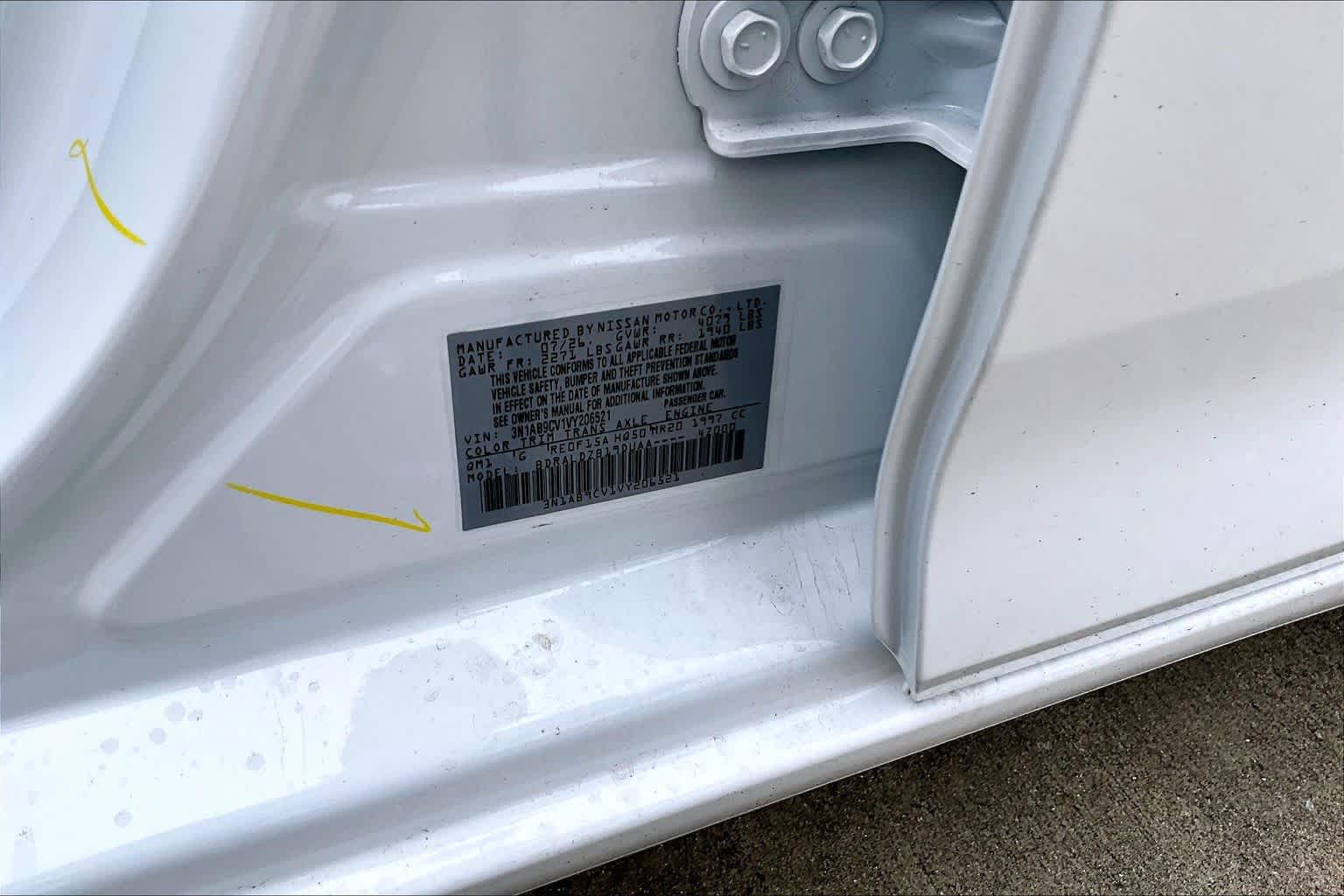 2027 Nissan Sentra SV Fresh Powder at Sterling McCall Nissan