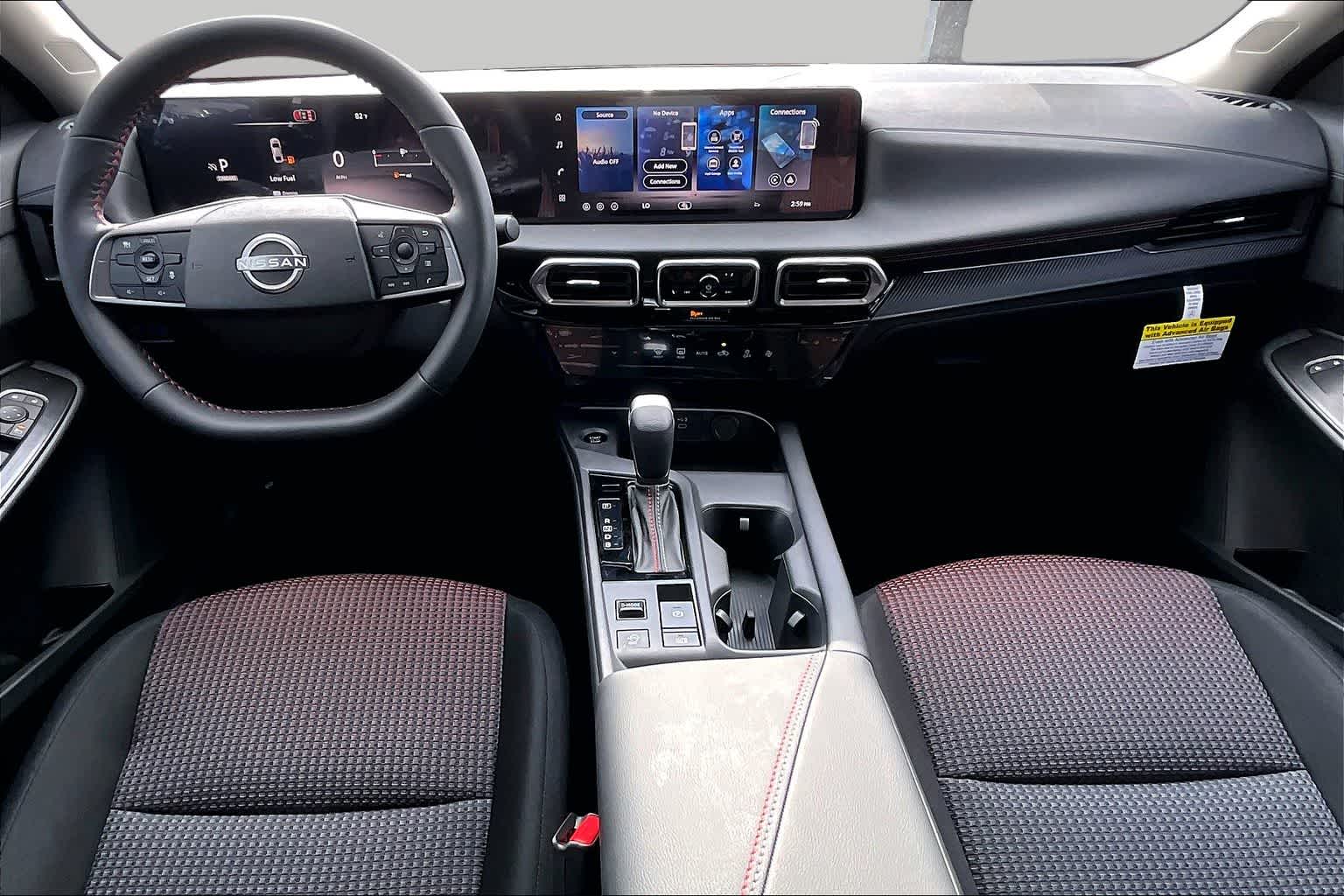 2026 Nissan Sentra SR Aspen White Tricoat/Super Black at Sterling McCall Nissan