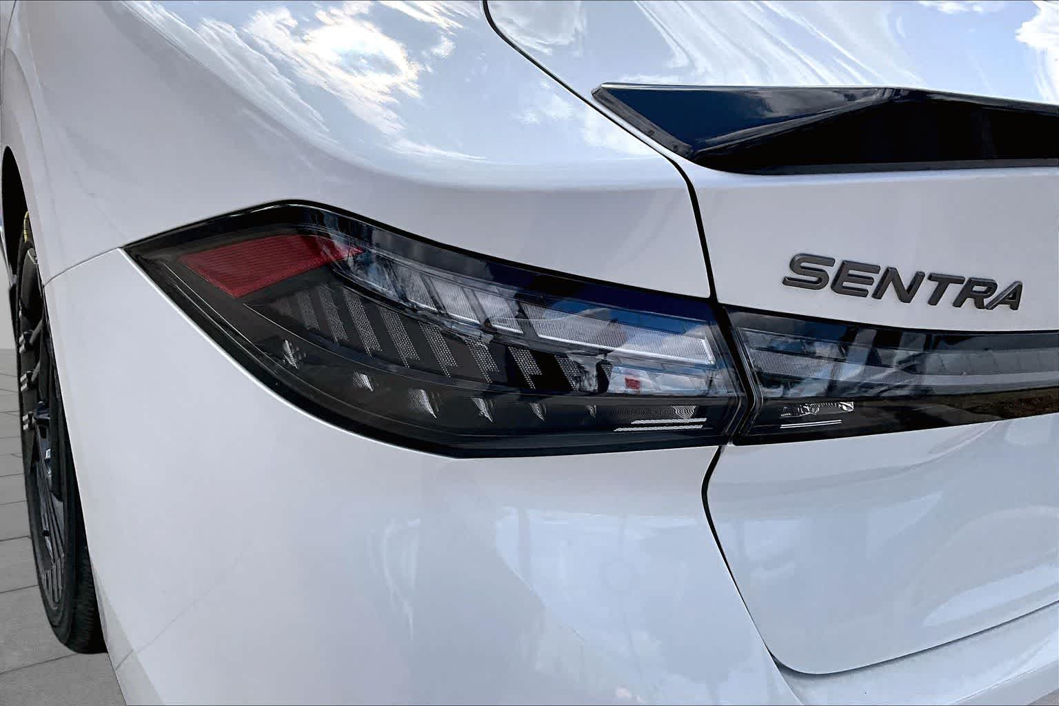 2026 Nissan Sentra SR Aspen White Tricoat/Super Black at Sterling McCall Nissan