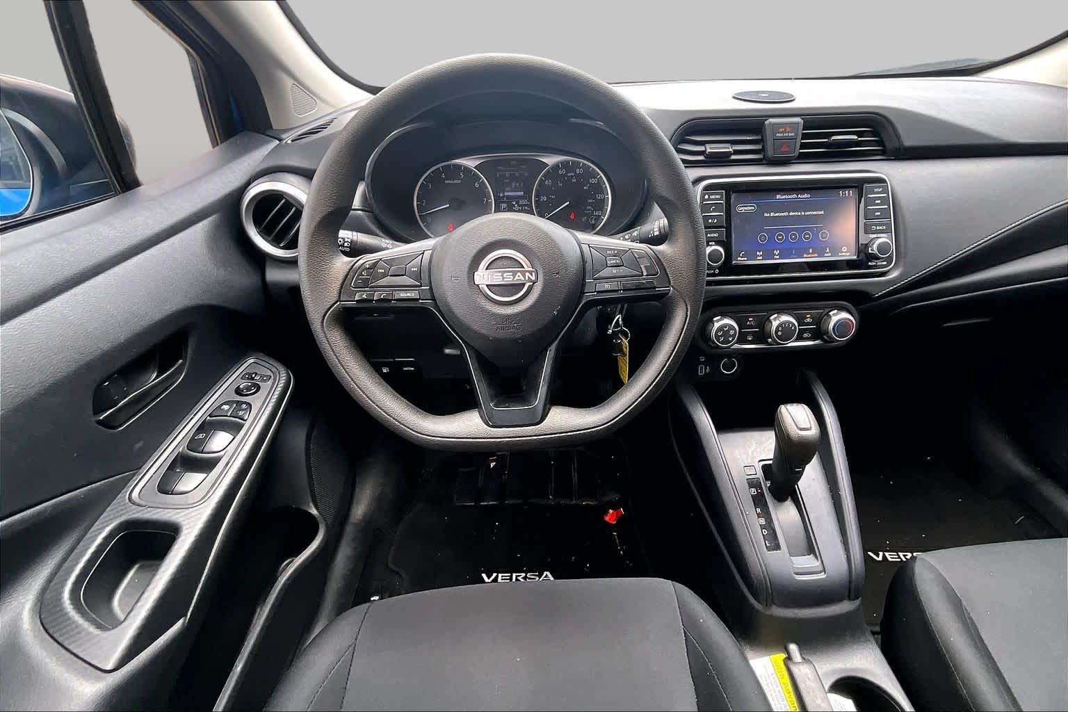 2023 Nissan Versa S Electric Blue Metallic at Sterling McCall Nissan