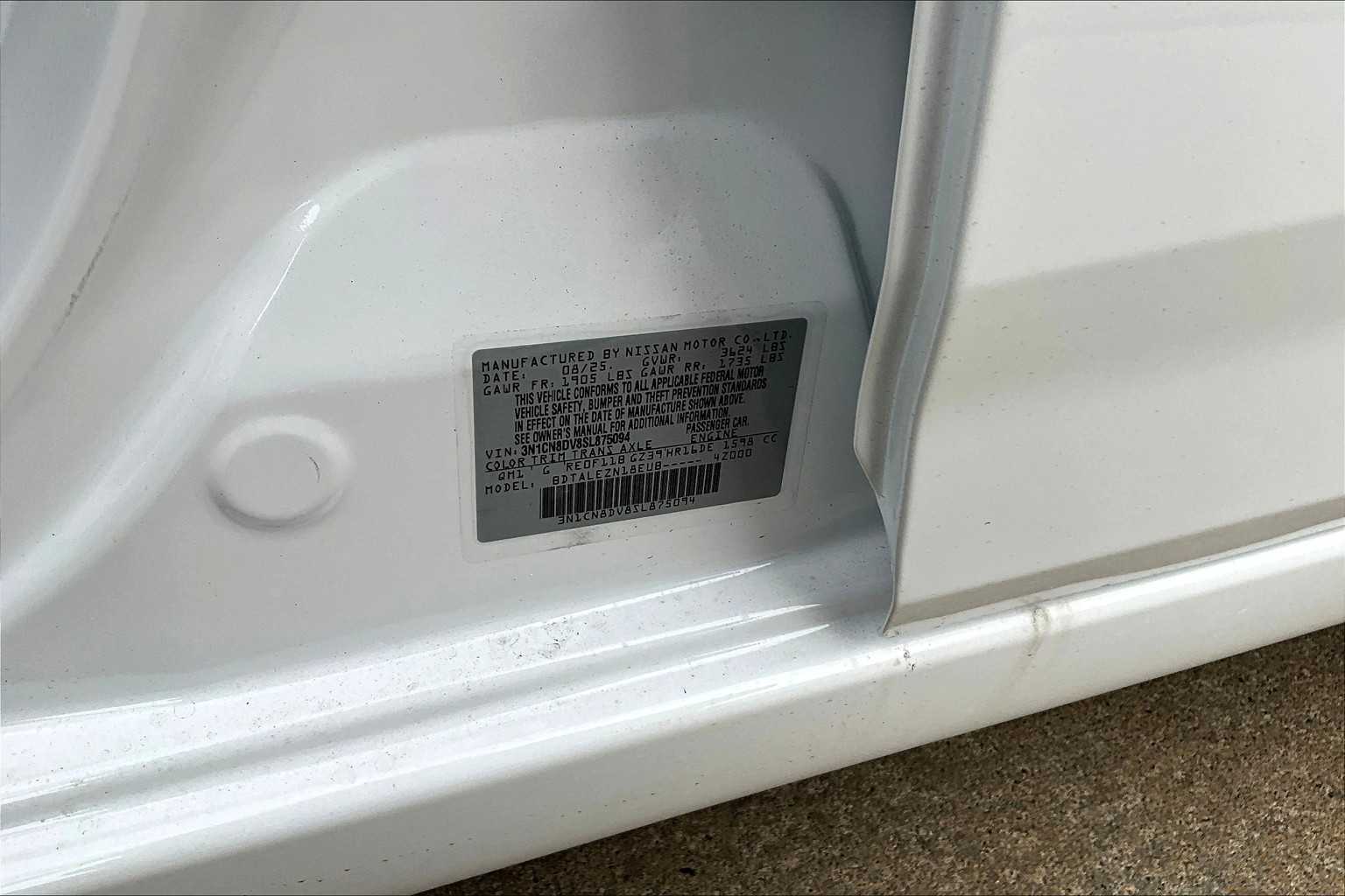 2025 Nissan Versa S Fresh Powder at HGreg Houston