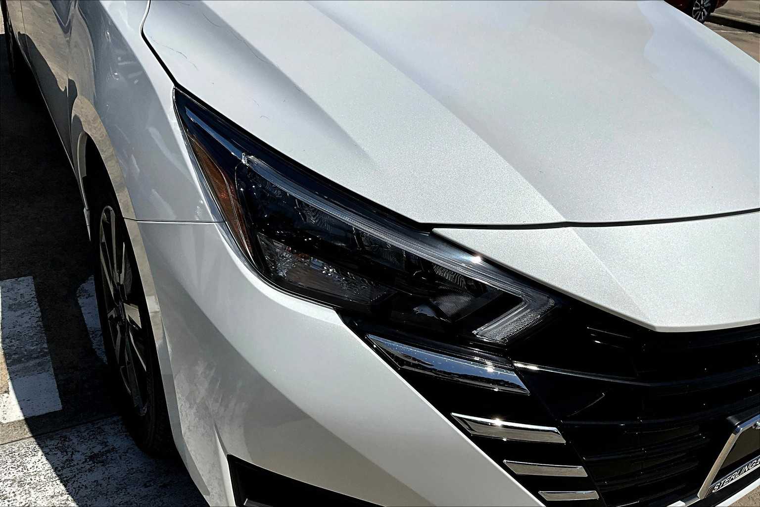 2025 Nissan Versa SV Aspen White Tricoat at AutoNation USA Katy
