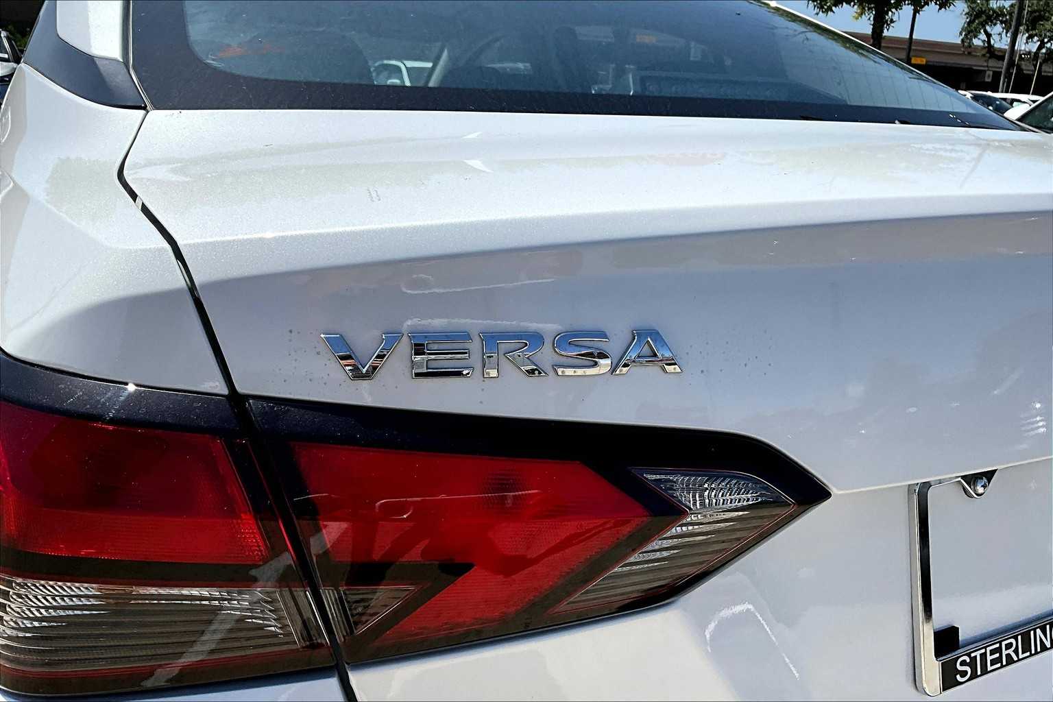 2025 Nissan Versa SV Aspen White Tricoat at AutoNation USA Katy