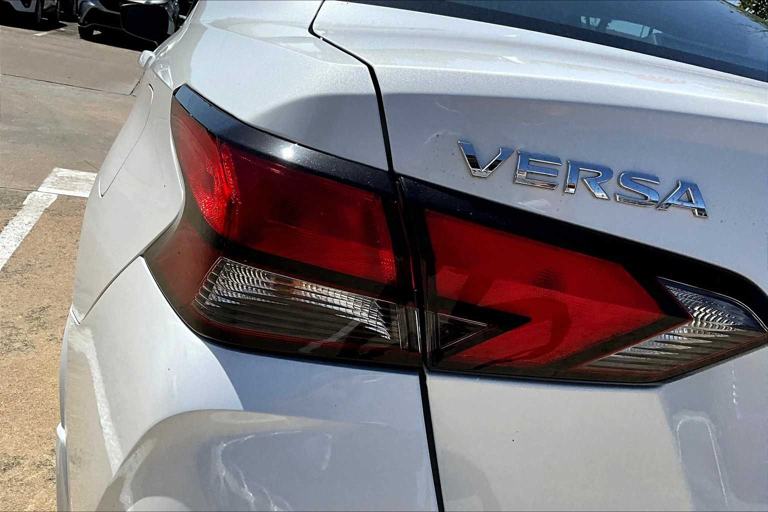 2025 Nissan Versa SV Aspen White Tricoat at AutoNation USA Katy