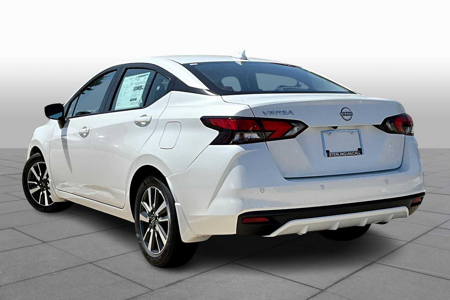 2025 Nissan Versa SV Aspen White Tricoat at AutoNation USA Katy