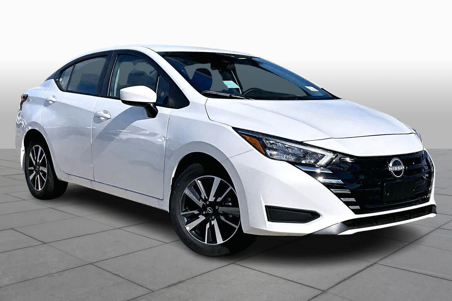 2025 Nissan Versa SV Aspen White Tricoat at HGreg Houston