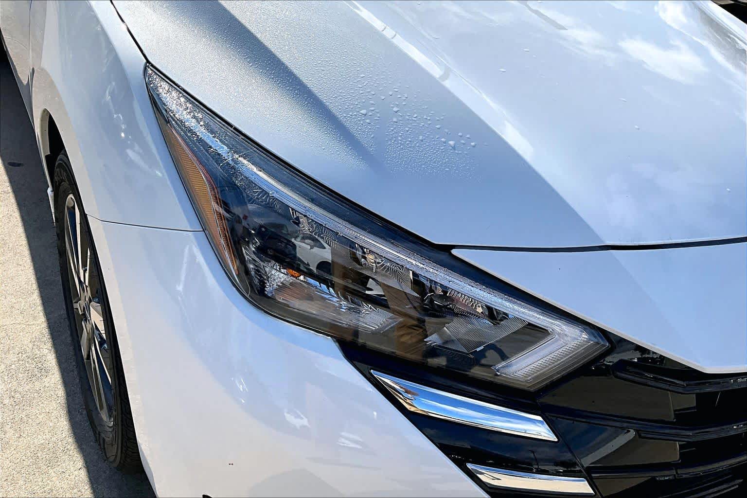 2025 Nissan Versa SV Aspen White Tricoat at HGreg Houston