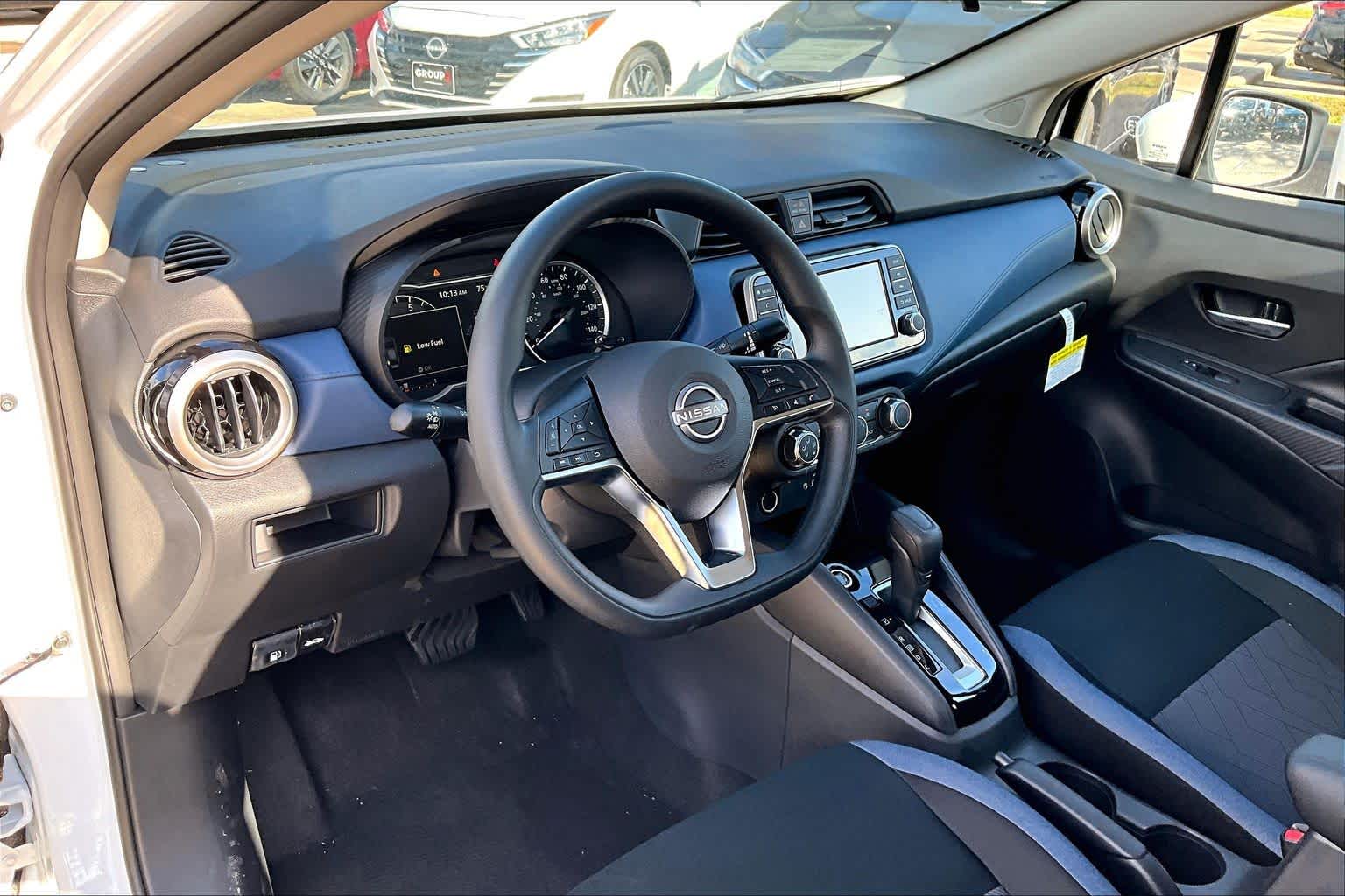 2025 Nissan Versa SV Aspen White Tricoat at HGreg Houston