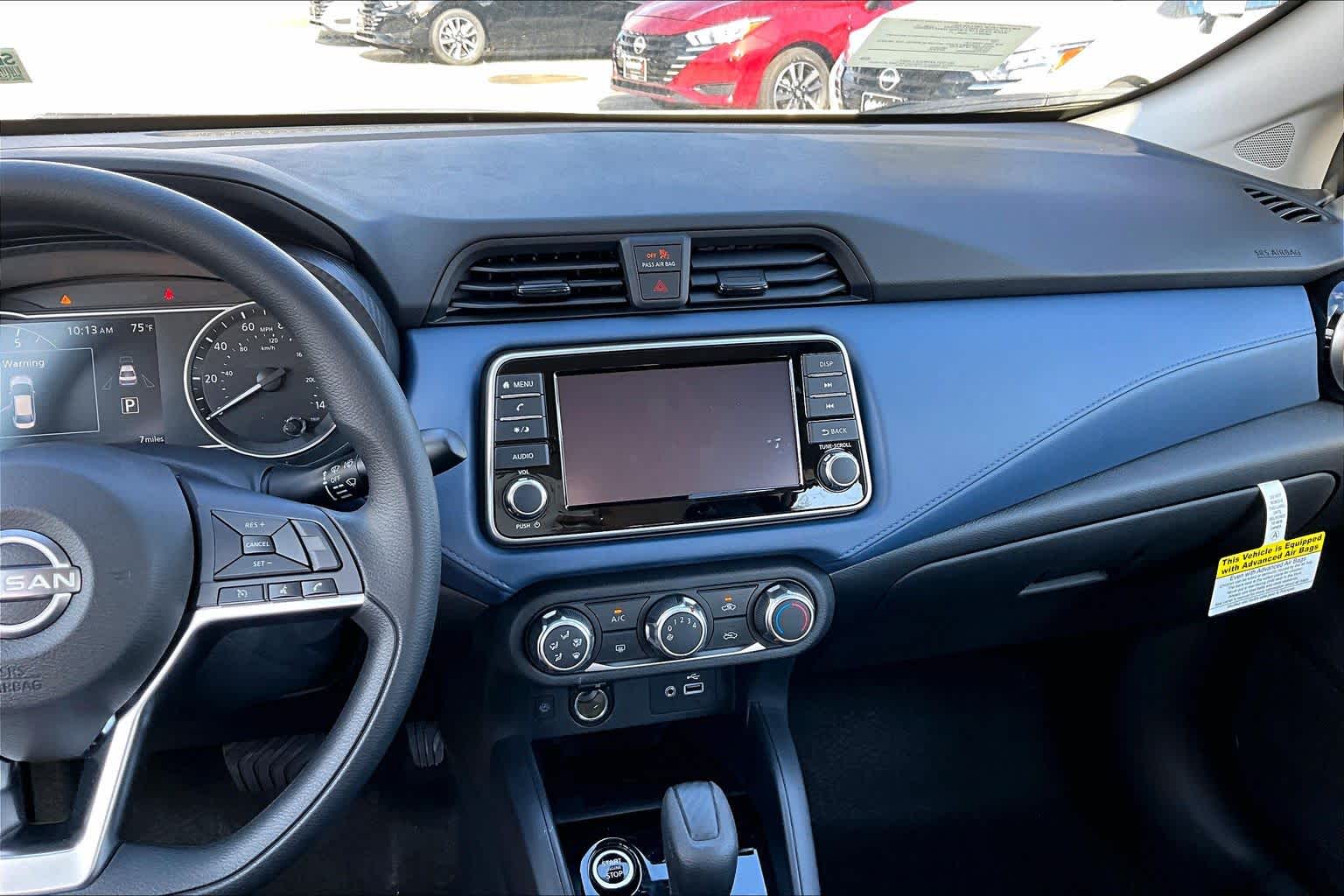 2025 Nissan Versa SV Aspen White Tricoat at HGreg Houston