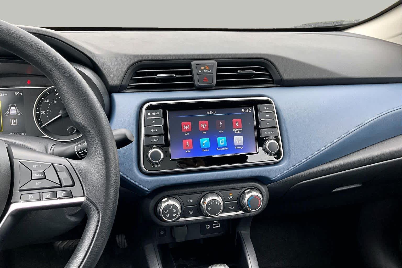 2025 Nissan Versa SV Brilliant Silver Metallic at Sterling McCall Nissan