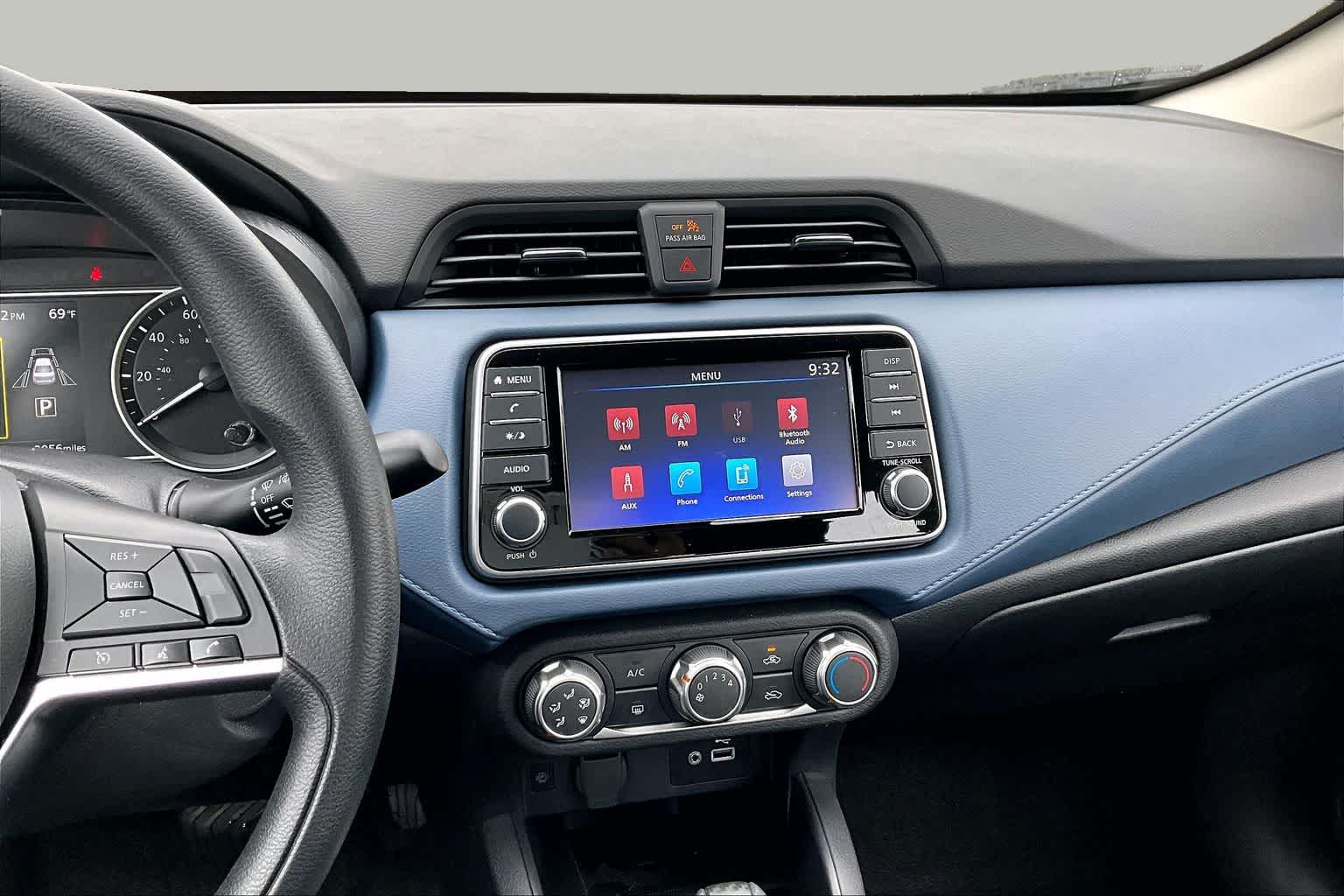 2025 Nissan Versa SV Brilliant Silver Metallic at Honda of Clear Lake