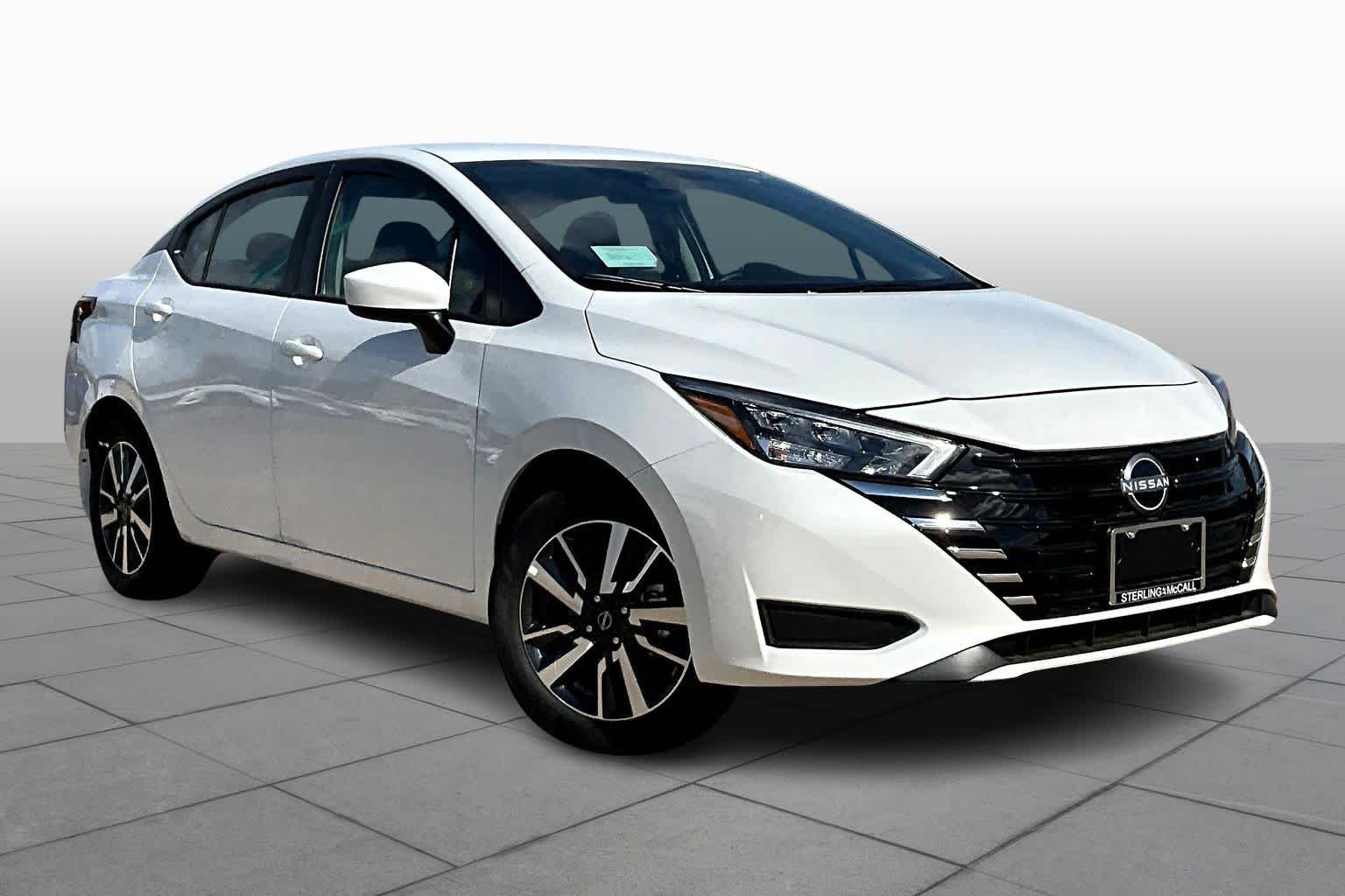2025 Nissan Versa SV Aspen White Tricoat at Sterling McCall Nissan