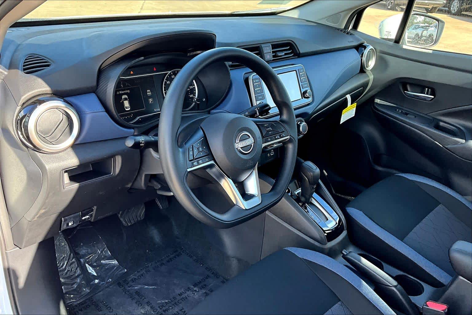 2025 Nissan Versa SV Aspen White Tricoat at Sterling McCall Nissan