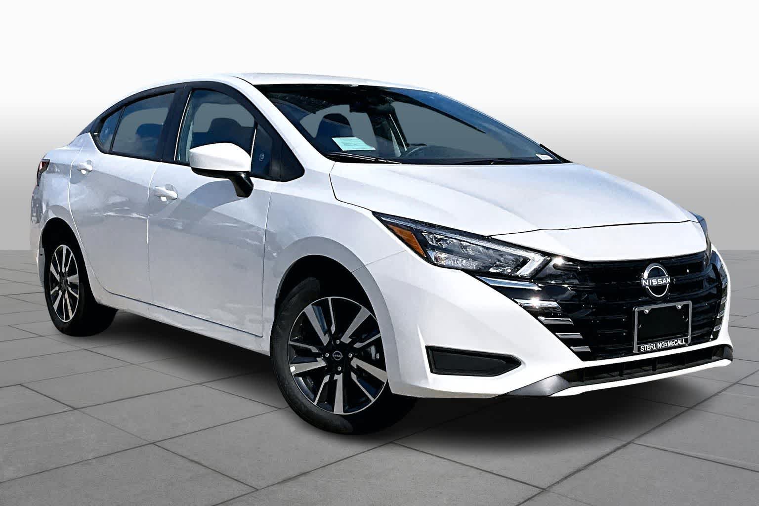 2025 Nissan Versa SV Aspen White Tricoat at Sterling McCall Nissan