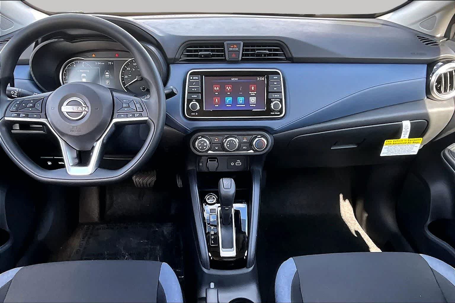 2025 Nissan Versa SV Aspen White Tricoat at Sterling McCall Nissan