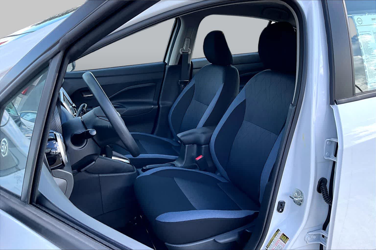 2025 Nissan Versa SV Aspen White Tricoat at Sterling McCall Nissan
