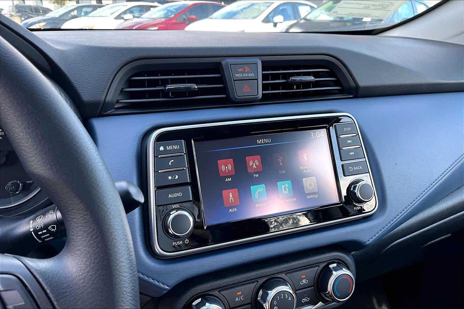 2025 Nissan Versa SV Aspen White Tricoat at Sterling McCall Nissan