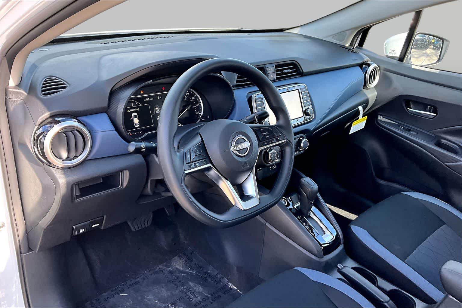 2025 Nissan Versa SV Aspen White Tricoat at Sterling McCall Nissan